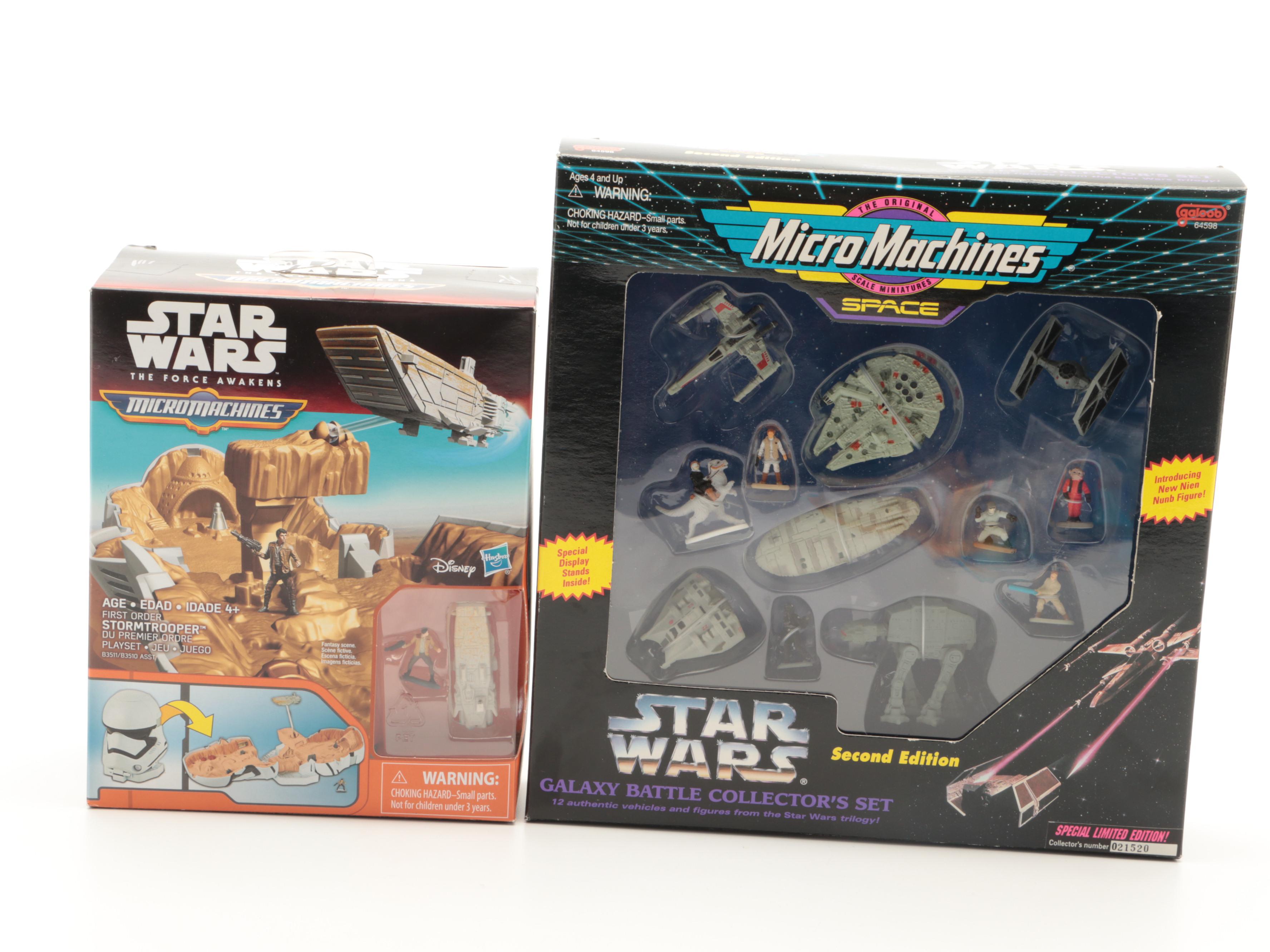 Micro Machines Star Wars "Endor" and Other Play Sets and Figures, Late 20th C.
