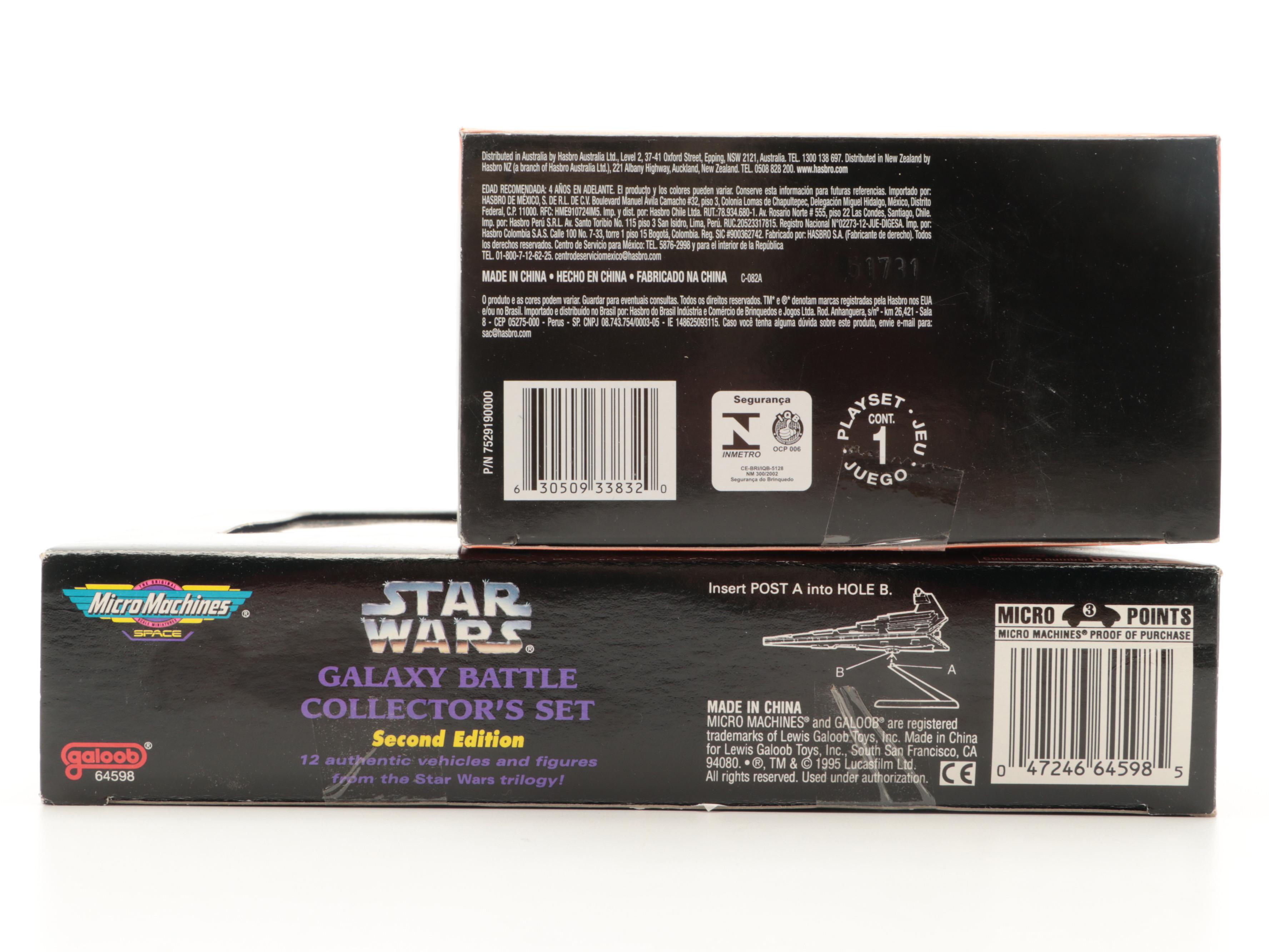 Micro Machines Star Wars "Endor" and Other Play Sets and Figures, Late 20th C.