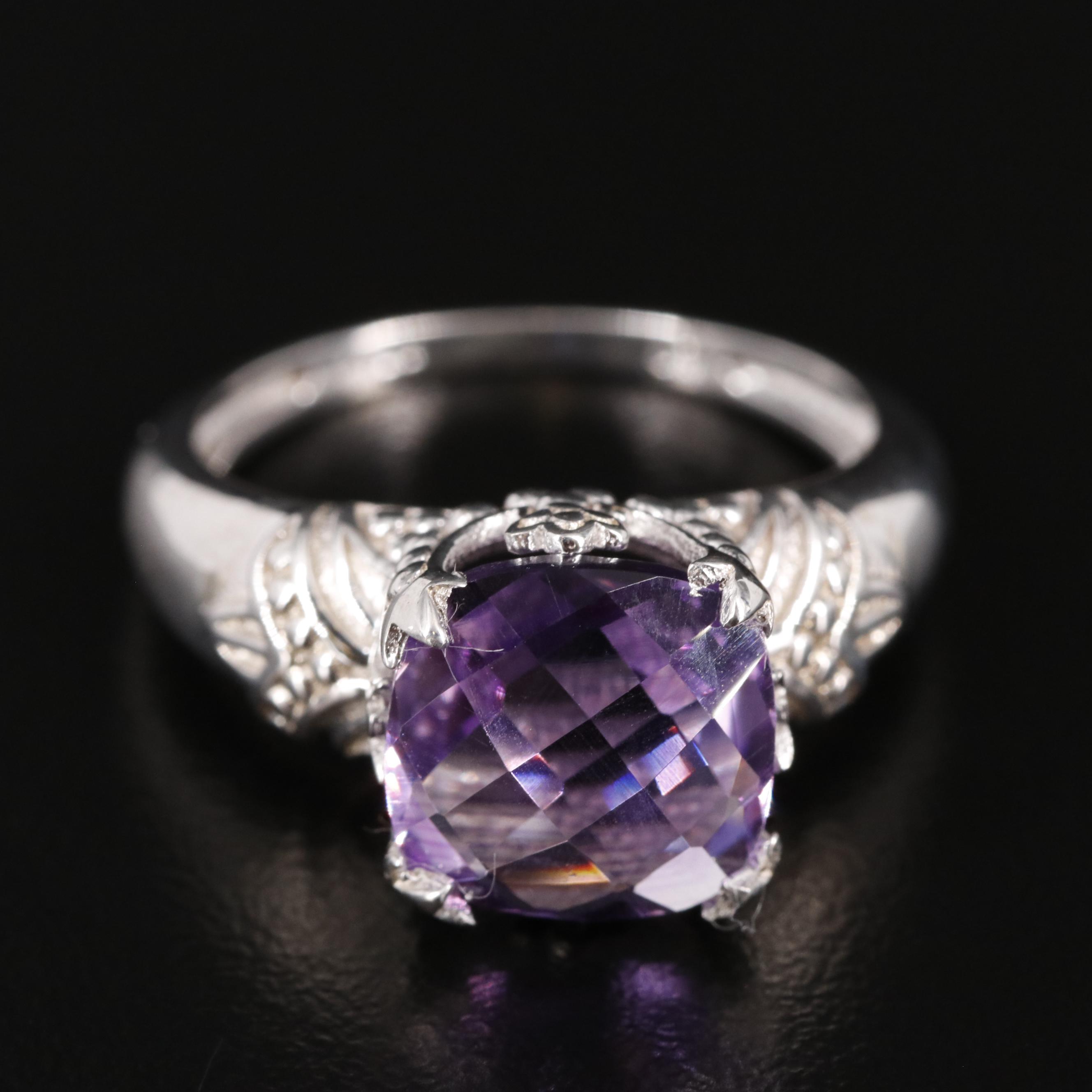 Sterling Silver Amethyst Ring