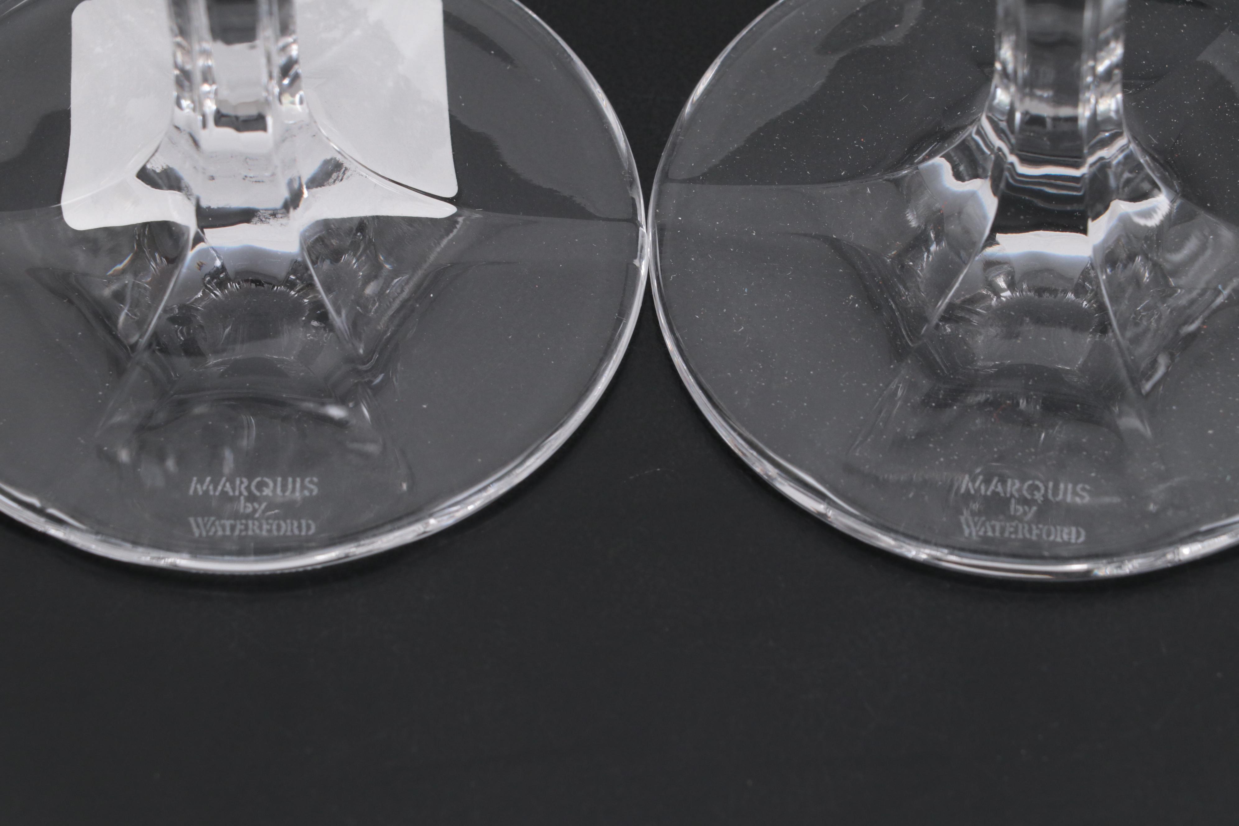 Marquis by Waterford "Omega" Crystal Champagne Flutes