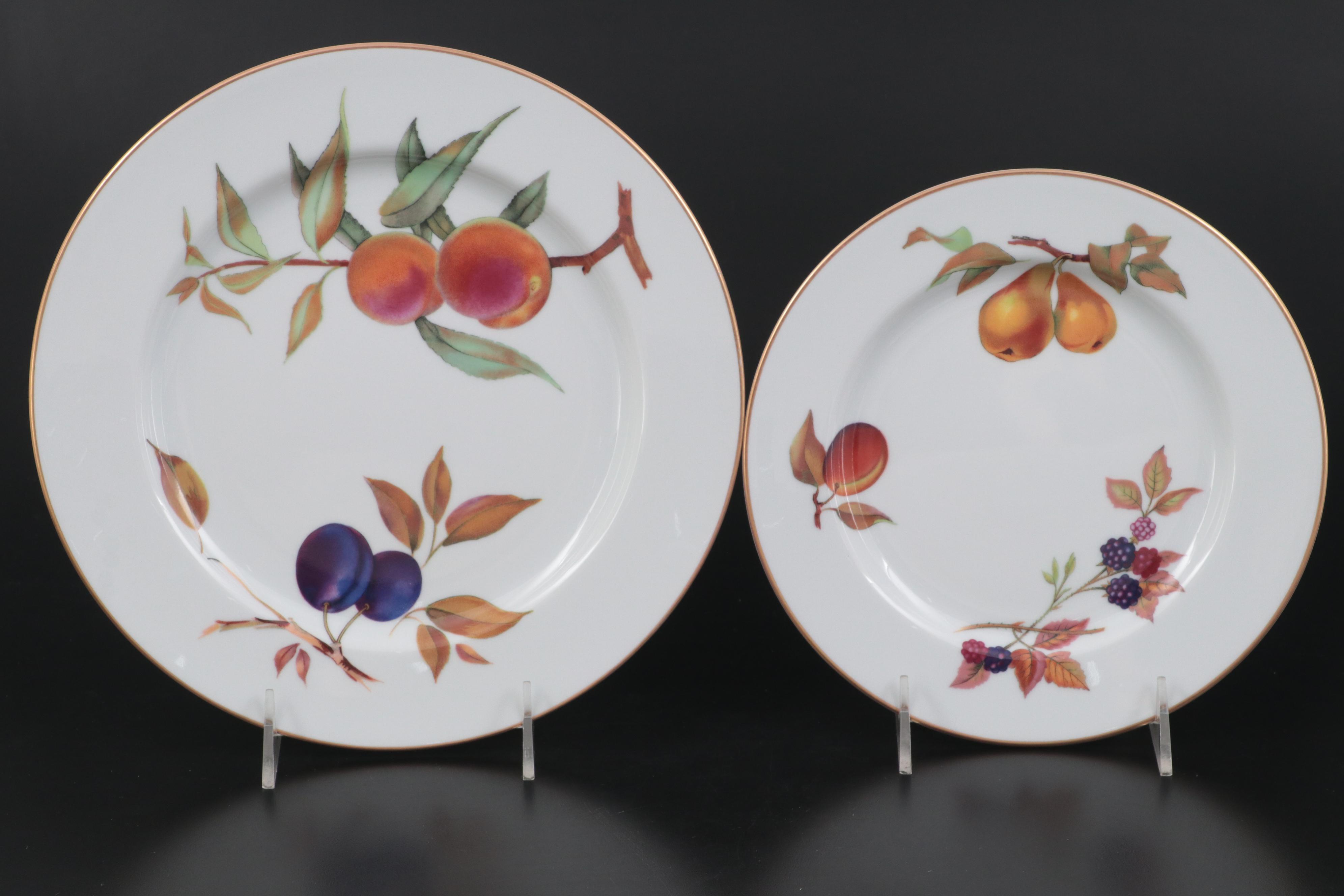 Royal Worcester "Evesham" Casserole Dish and Tableware