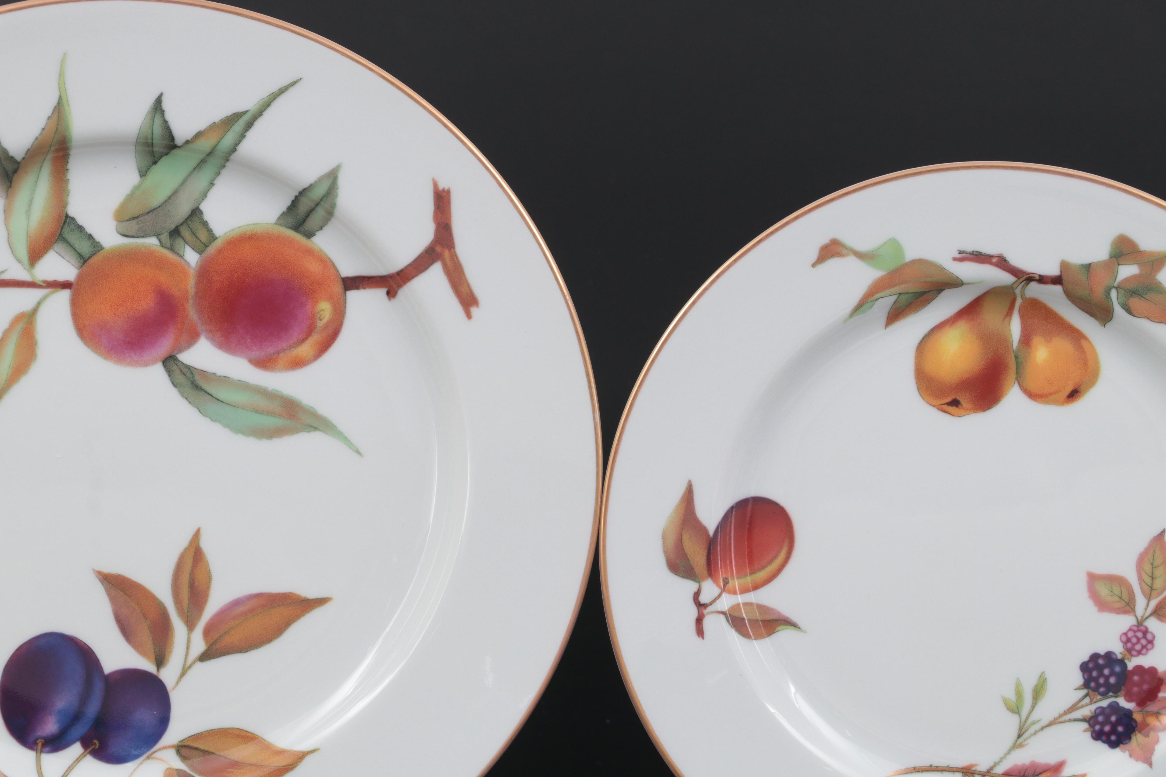 Royal Worcester "Evesham" Casserole Dish and Tableware