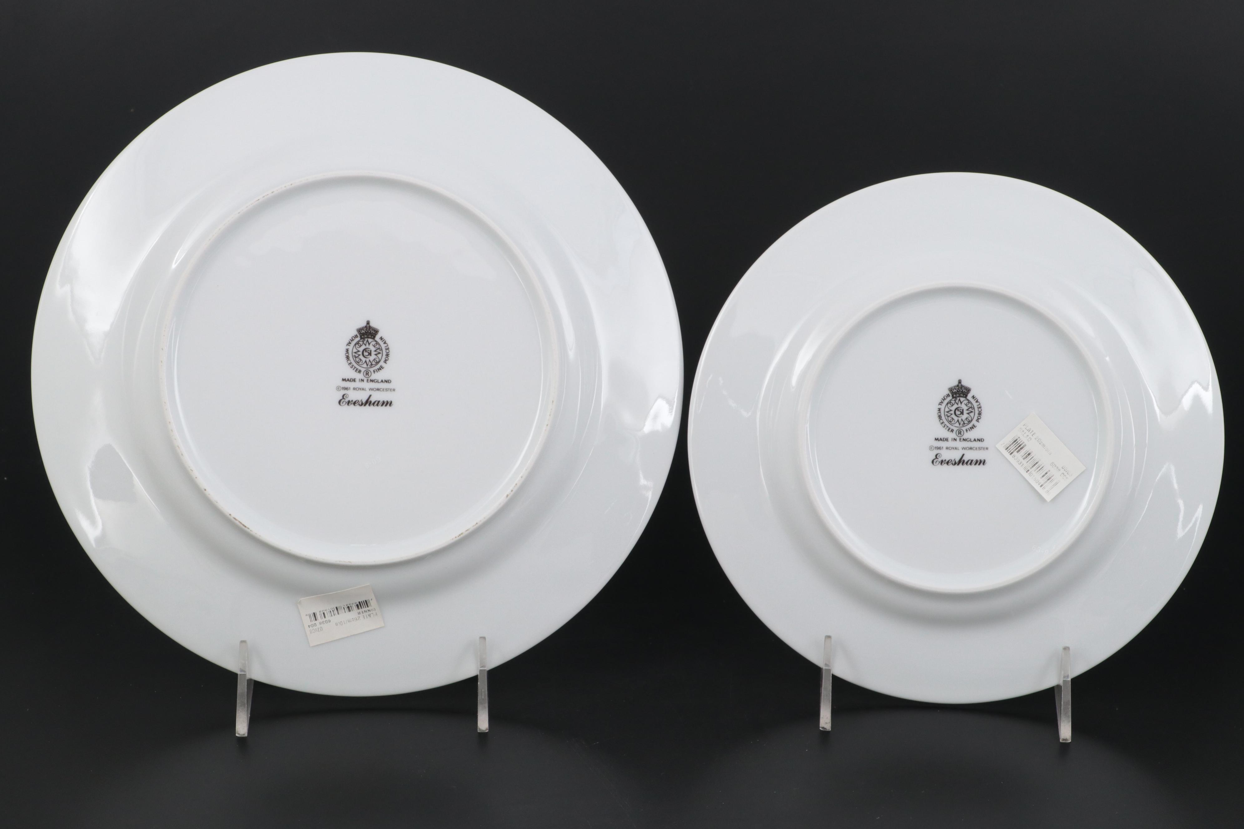 Royal Worcester "Evesham" Casserole Dish and Tableware