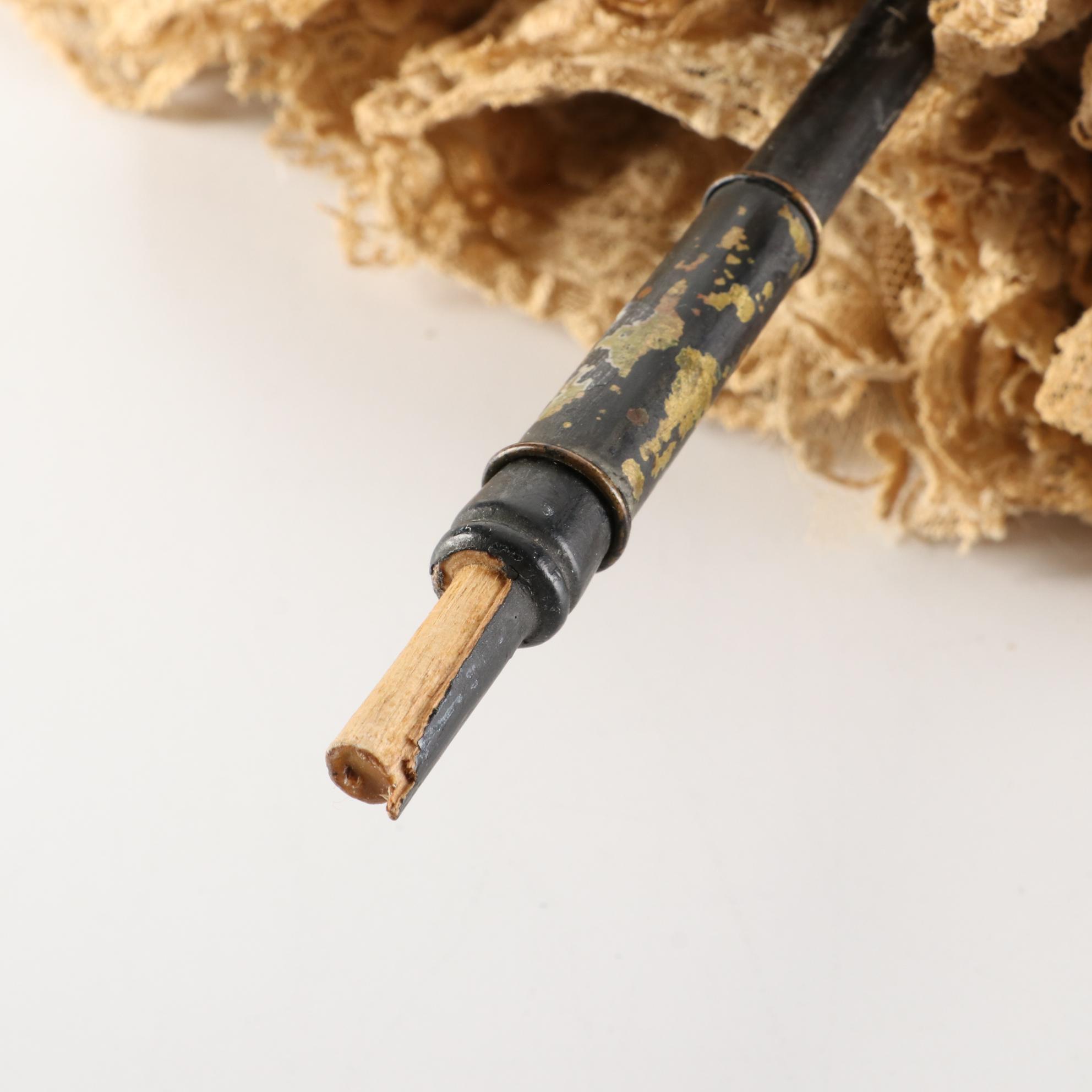 Lace and Carved Handle Parasols