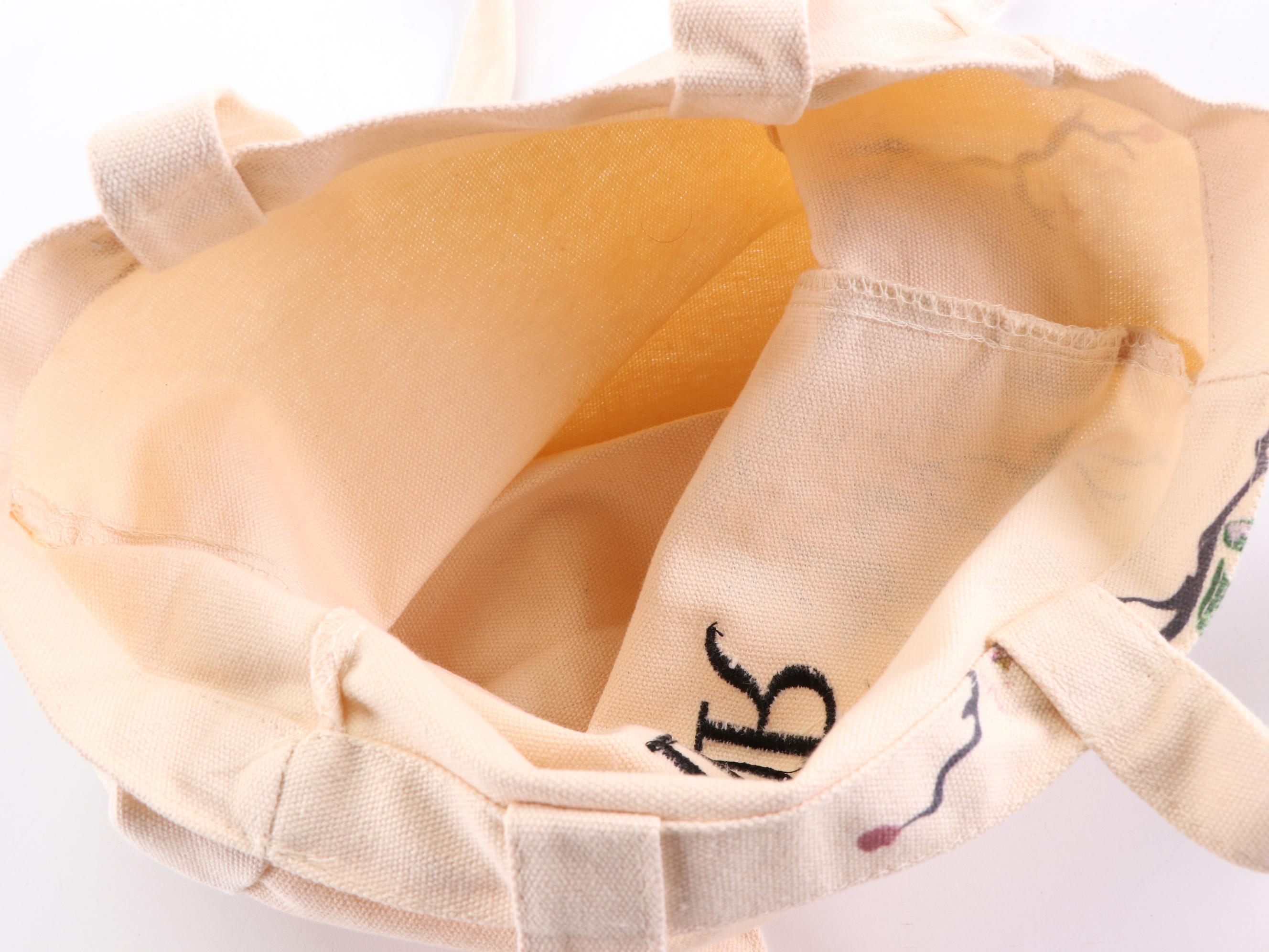 Christian Dior Promotional Small Tote in Linen Cherry Blossom Print