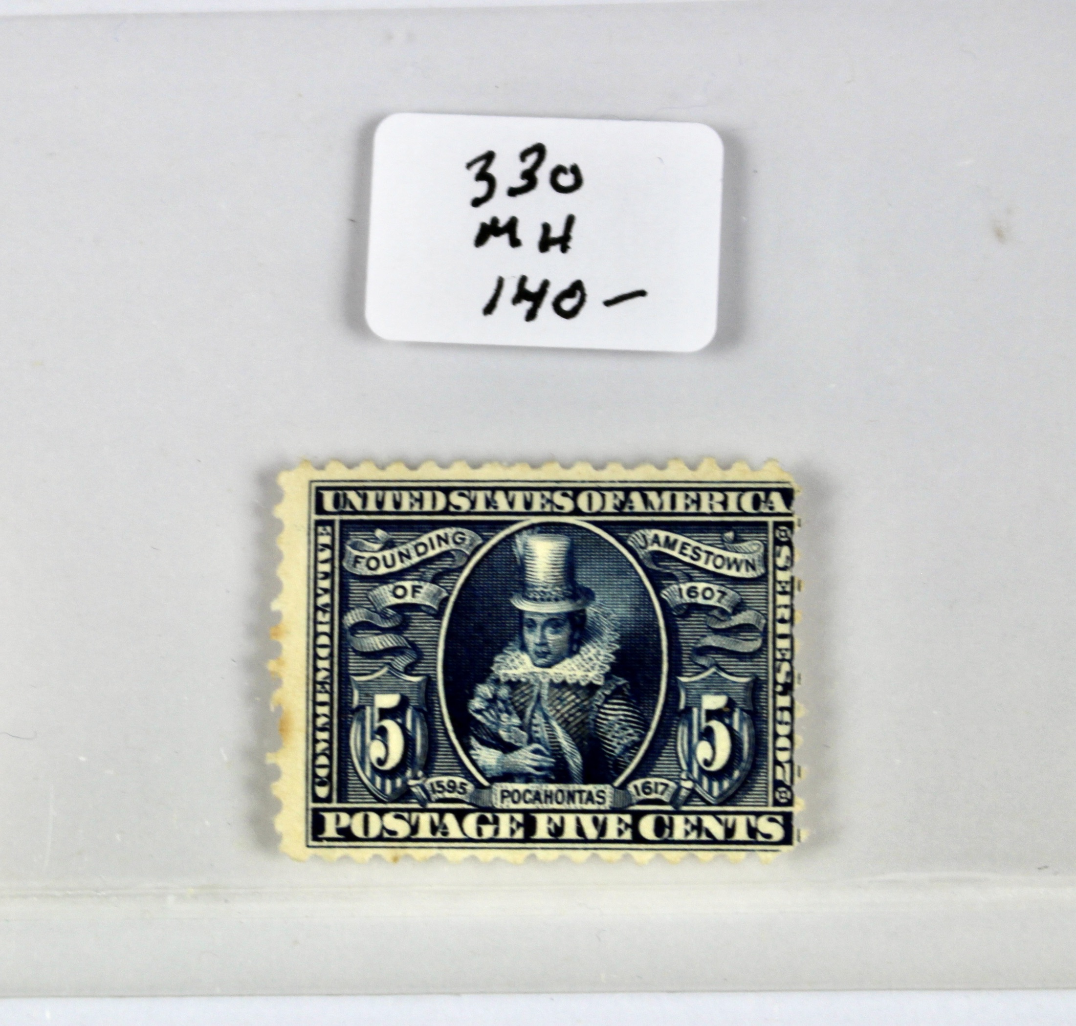Twenty-One Early U.S. Postage Stamps