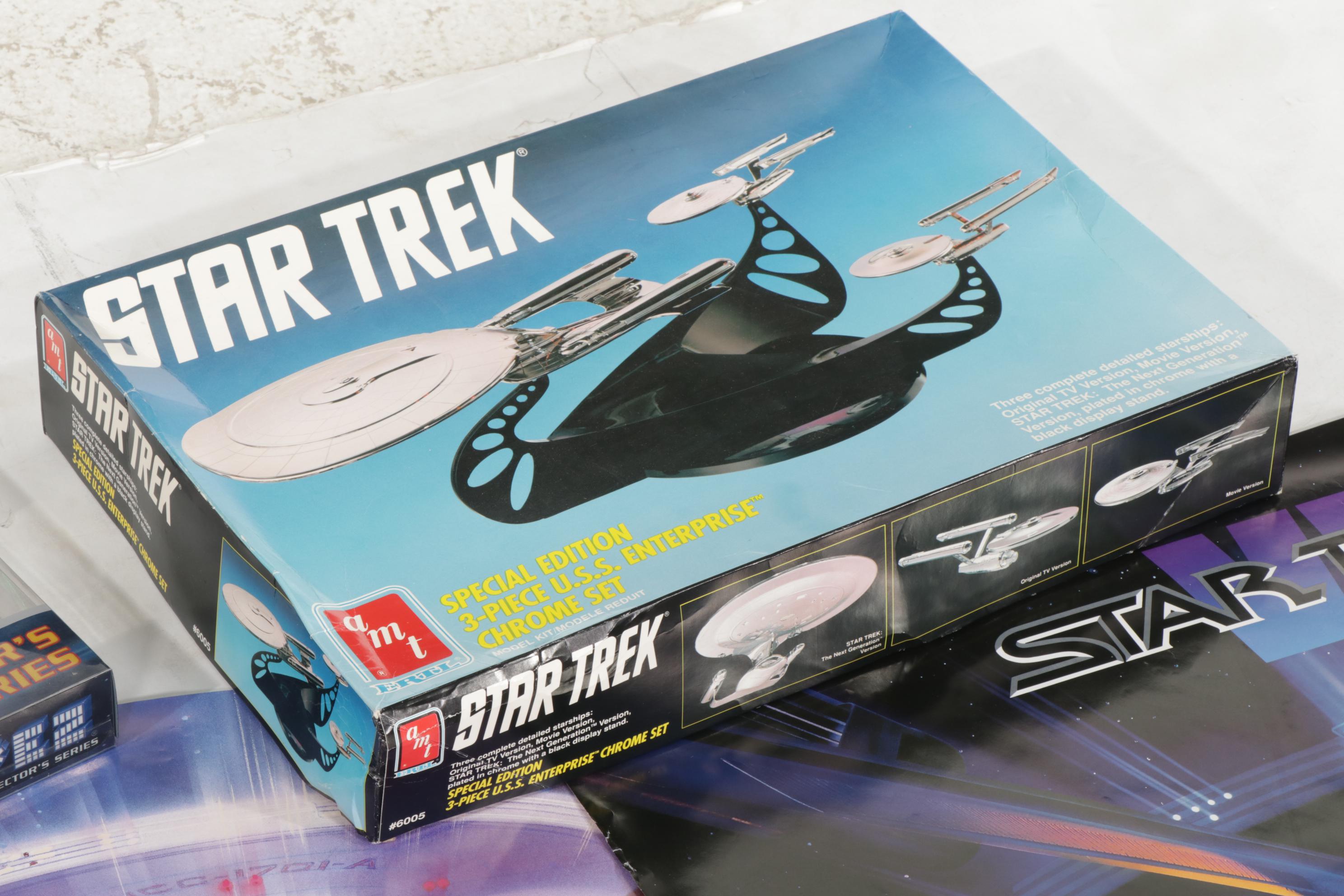 Star Trek Memorabilia Collection with Action Figures, Posters and More