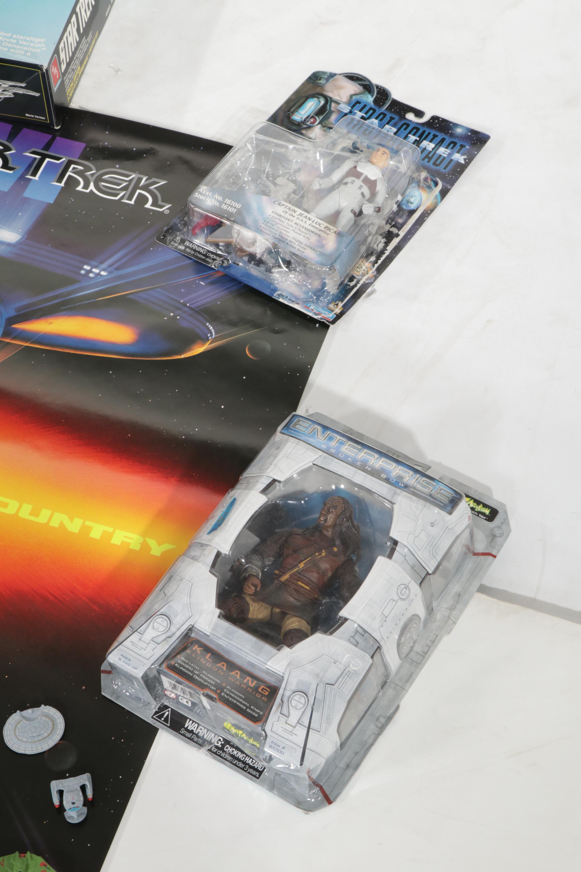 Star Trek Memorabilia Collection with Action Figures, Posters and More