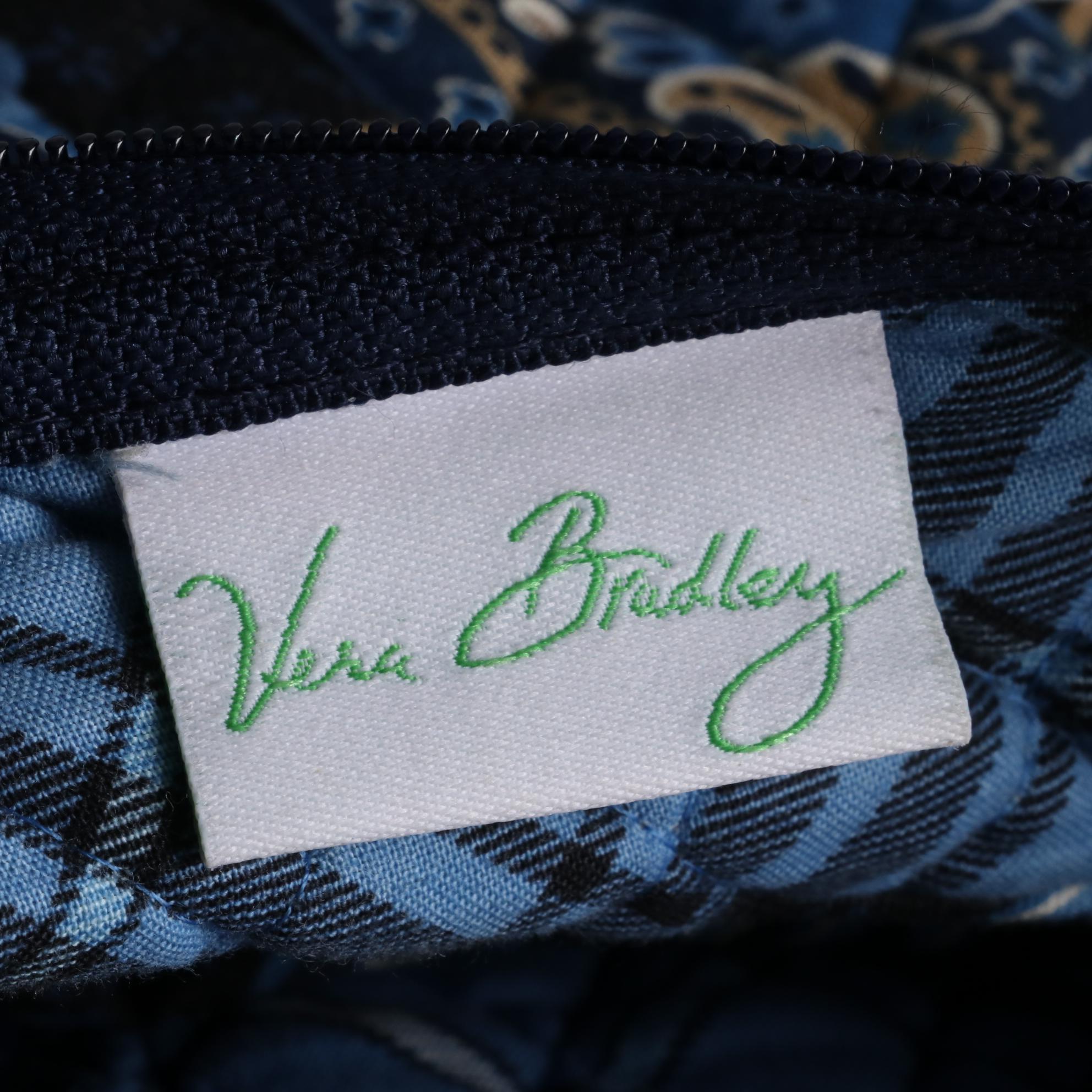 Vera Bradley "Blue Bandana" Alice Kisslock Purse and More Quilted Cotton Bags