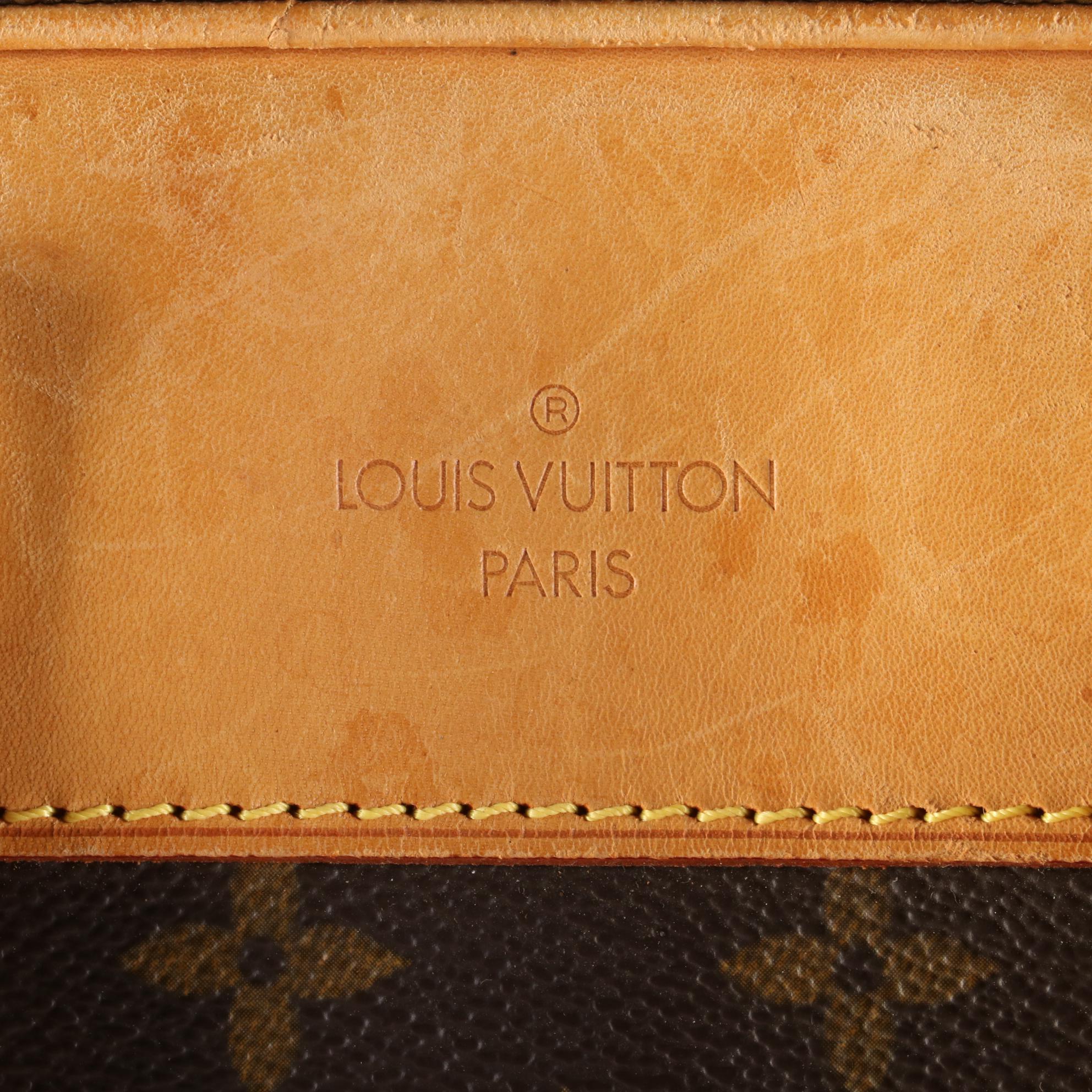 Louis Vuitton Evasion Travel Bag in Monogram Canvas and Vachetta Leather