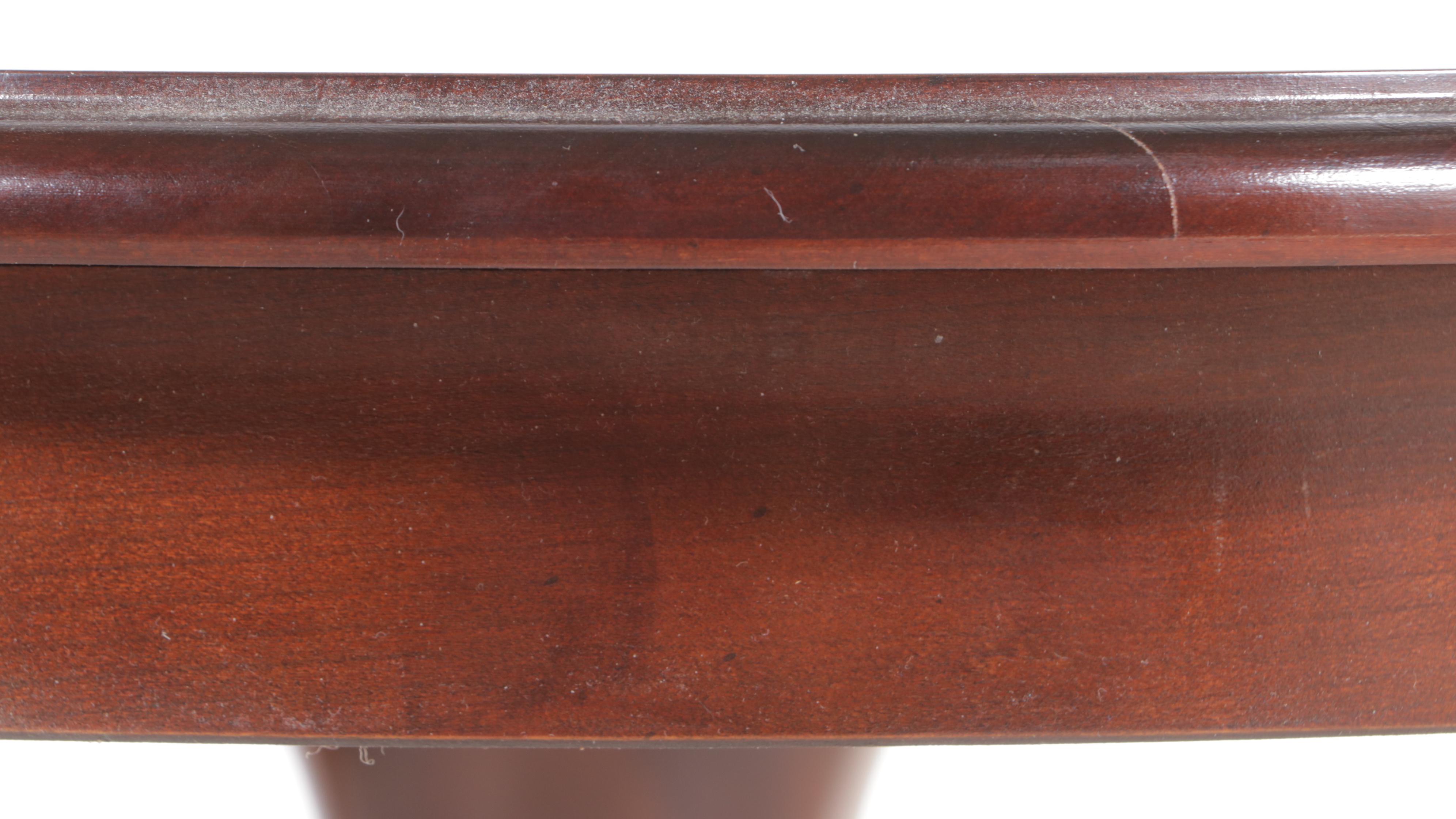 Nine-Piece Colonial Style Cherrywood-Stained Dining Set, Including Bassett