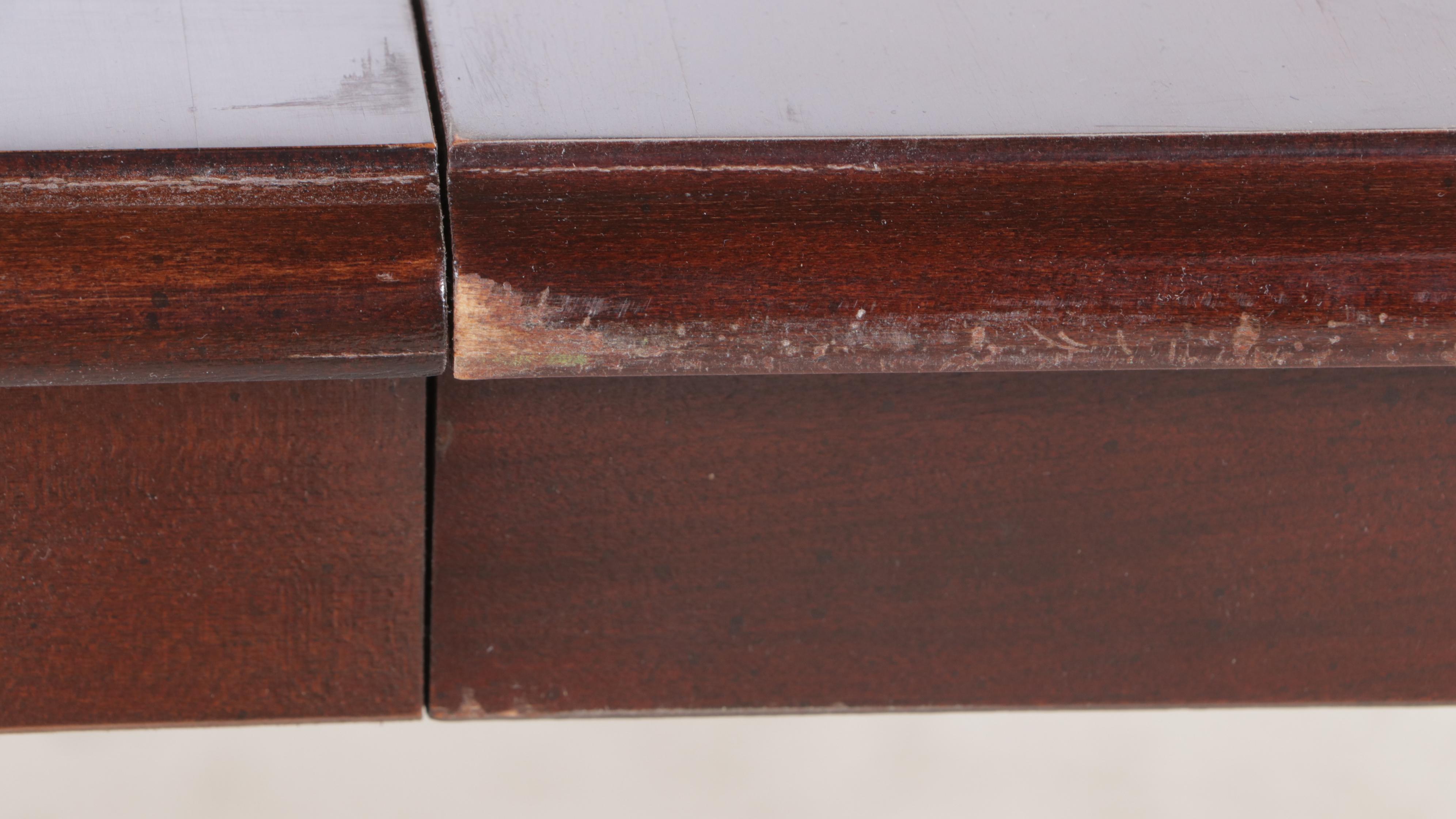 Nine-Piece Colonial Style Cherrywood-Stained Dining Set, Including Bassett