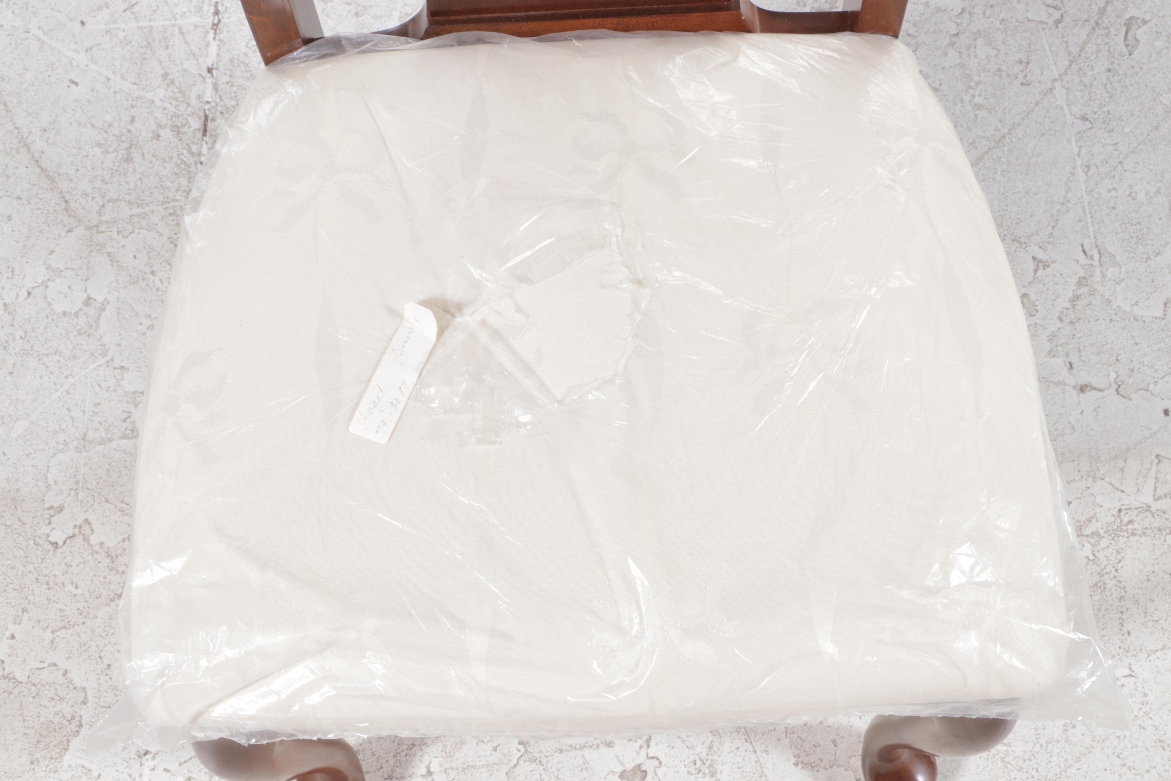 Nine-Piece Colonial Style Cherrywood-Stained Dining Set, Including Bassett