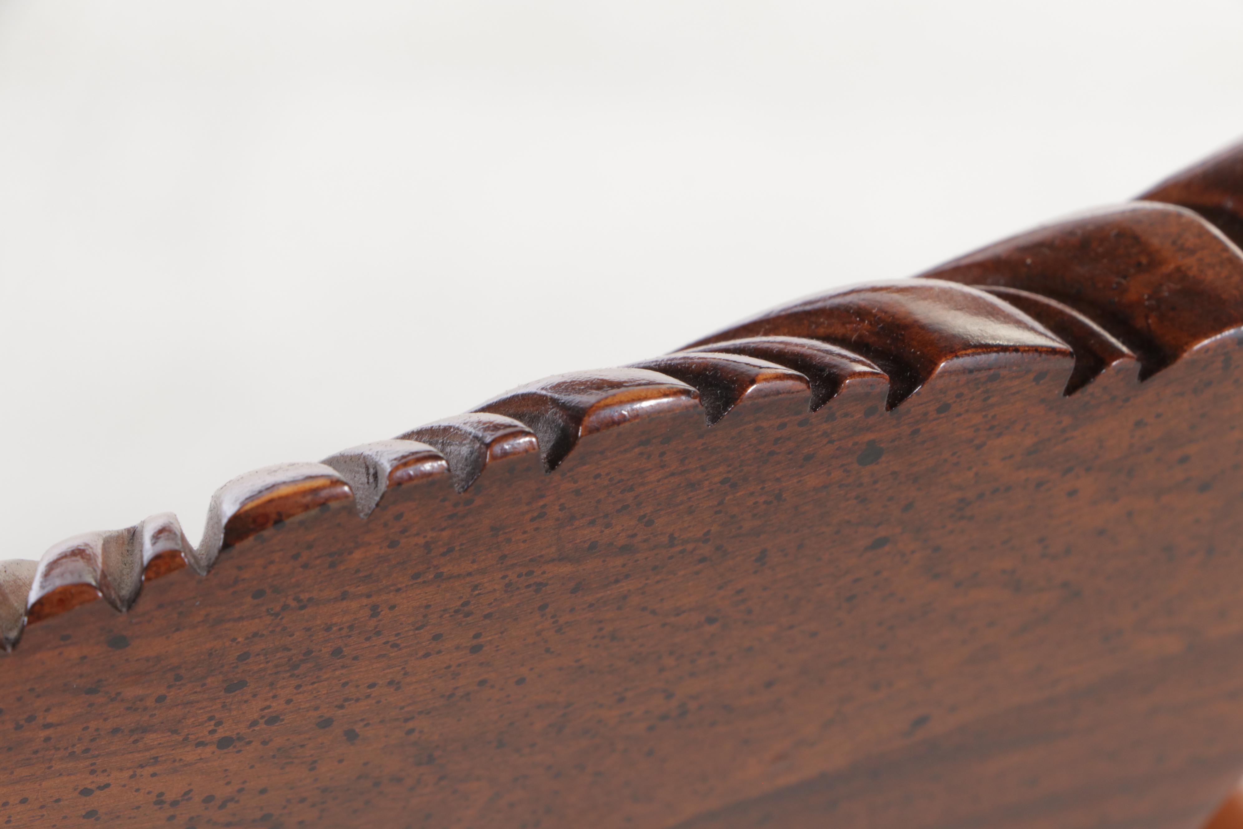 Nine-Piece Colonial Style Cherrywood-Stained Dining Set, Including Bassett