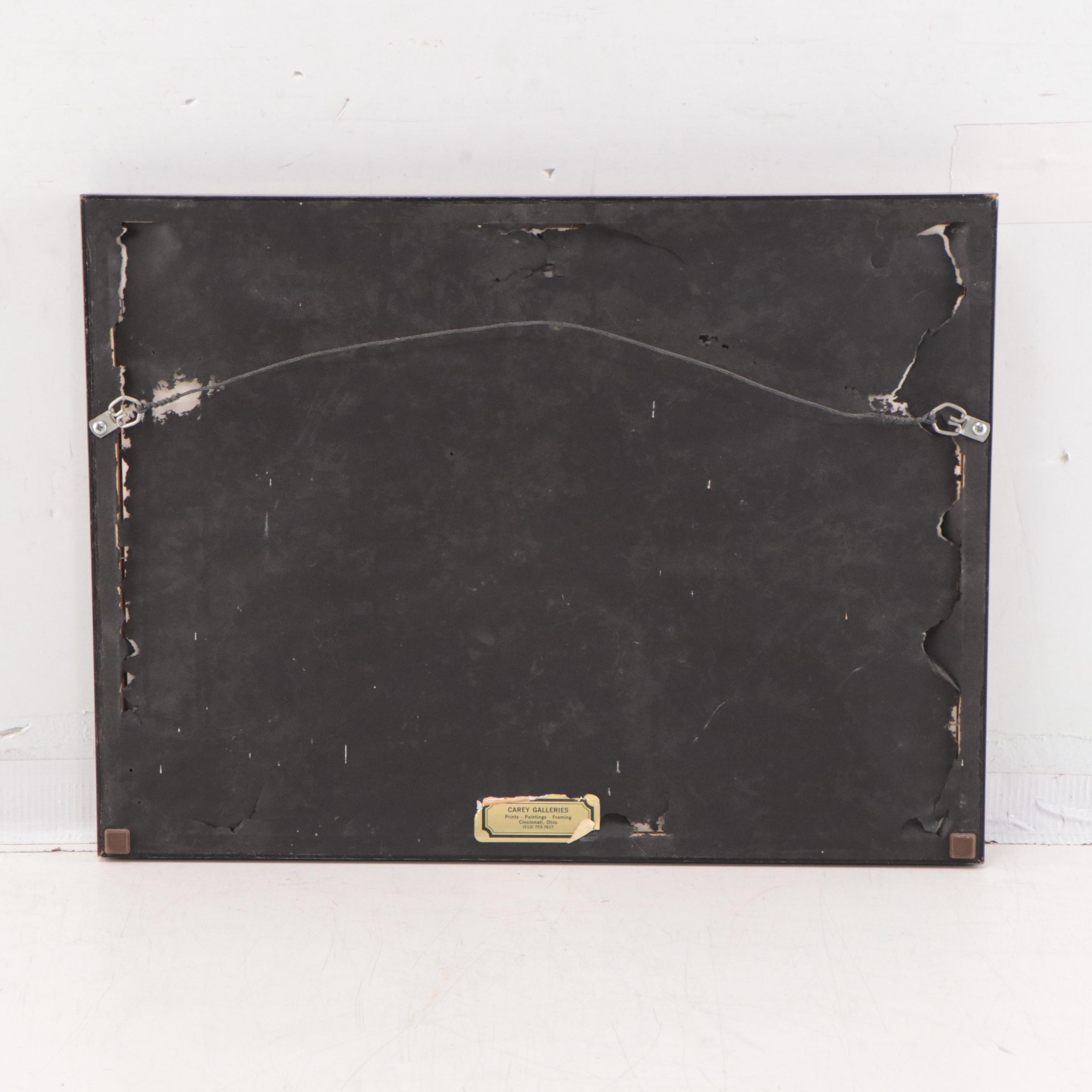 Charley Harper Offset Lithograph "Cardinal Close-Up"