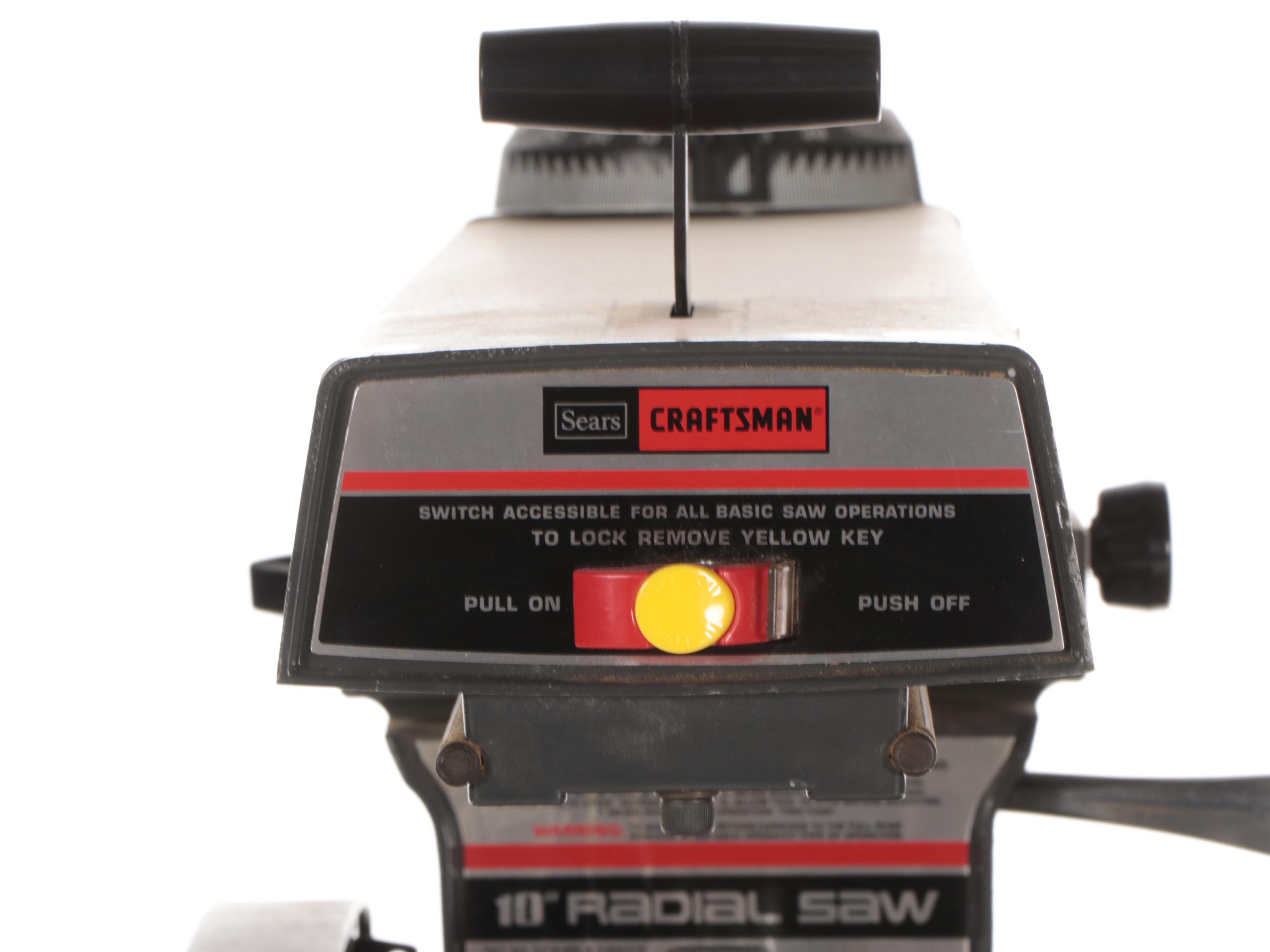 Sears Craftsman "Model 113.1977 51" 10" Radial Saw