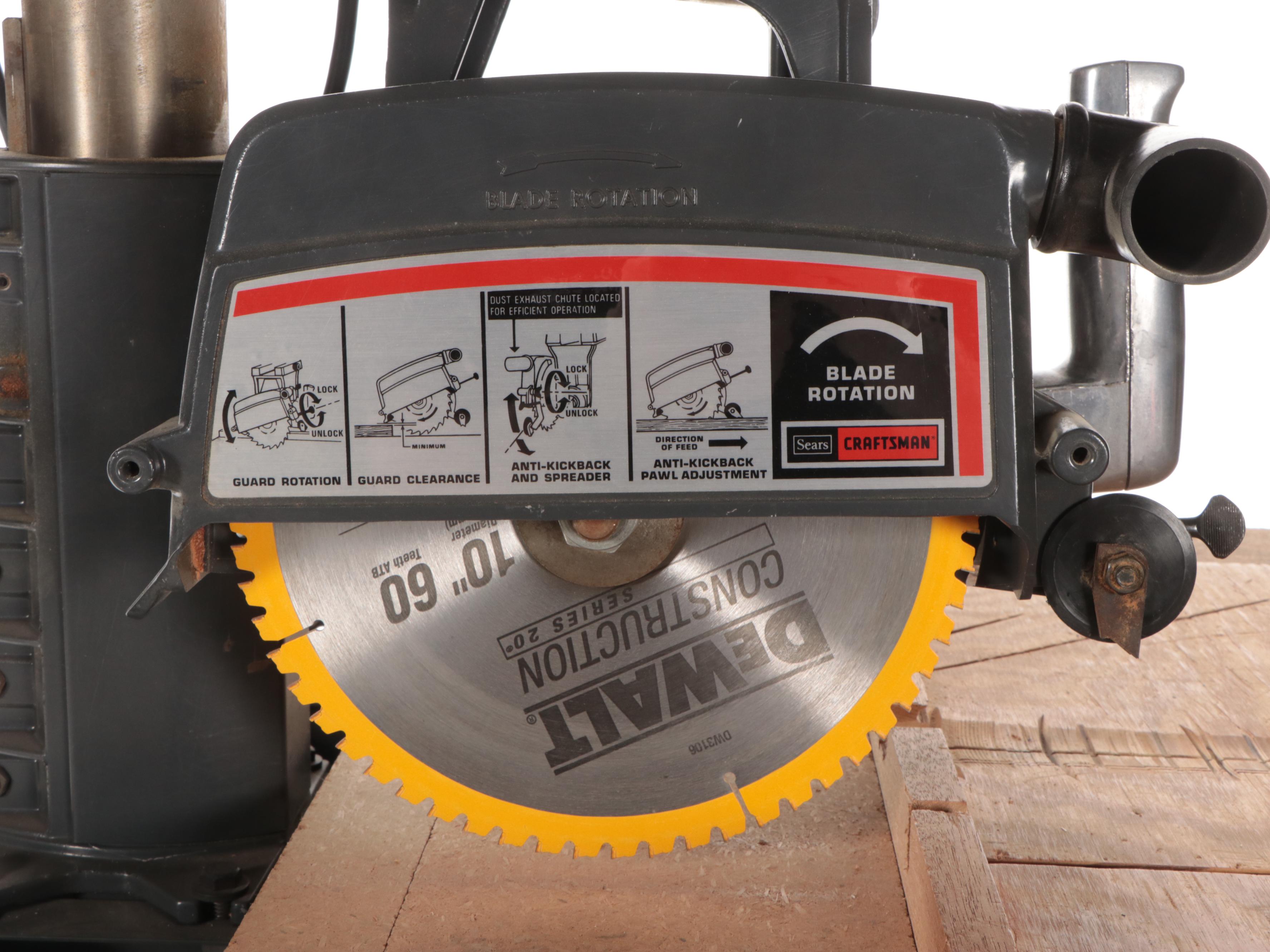 Sears Craftsman "Model 113.1977 51" 10" Radial Saw