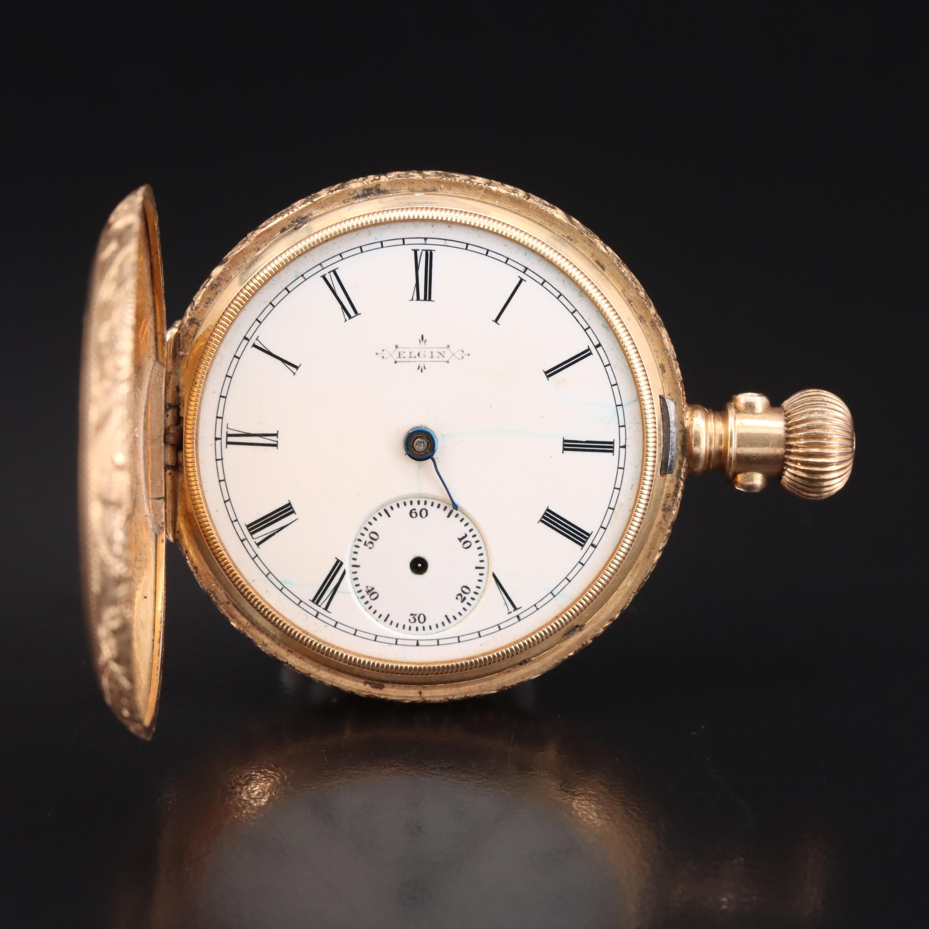 14K Elgin Pocket Watch
