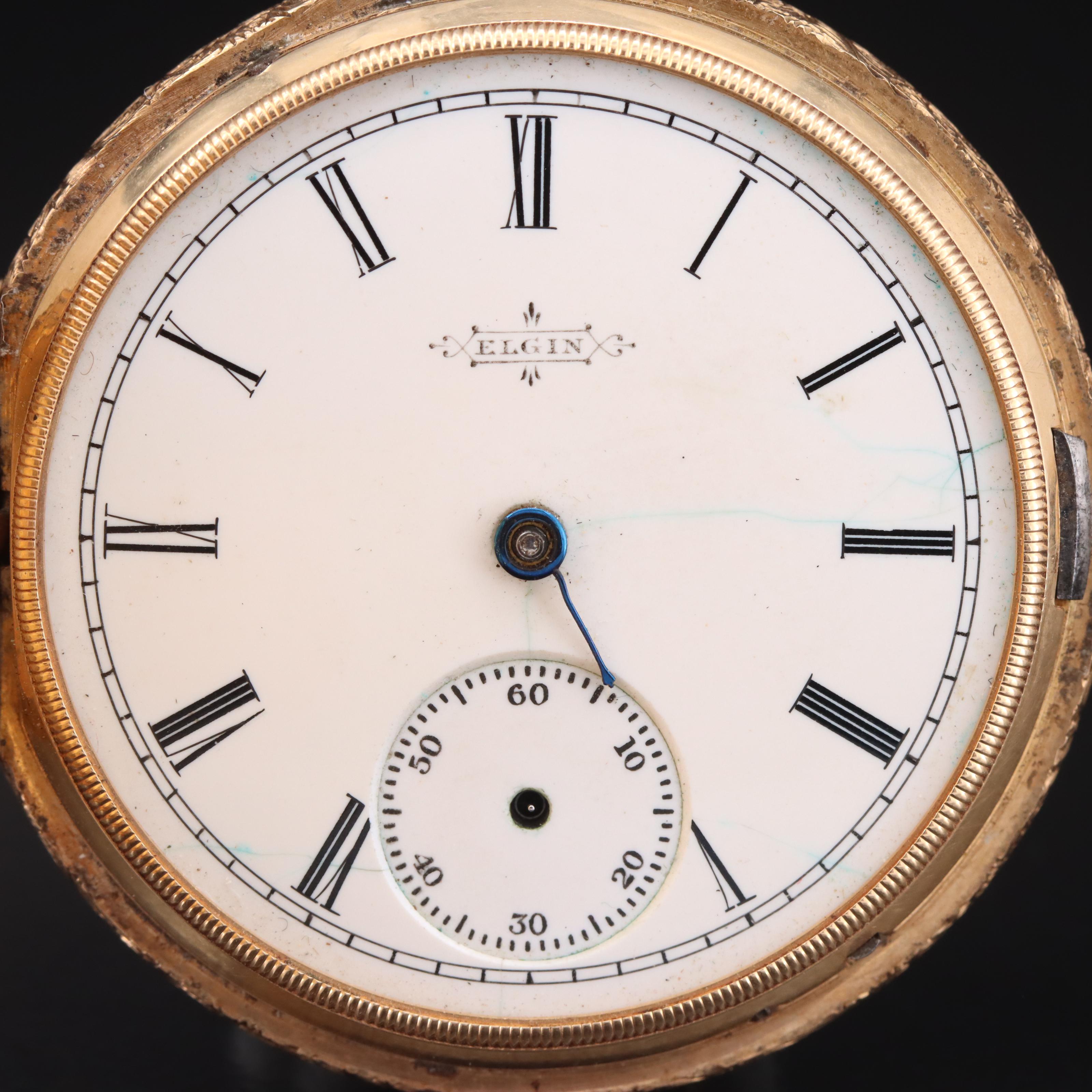 14K Elgin Pocket Watch