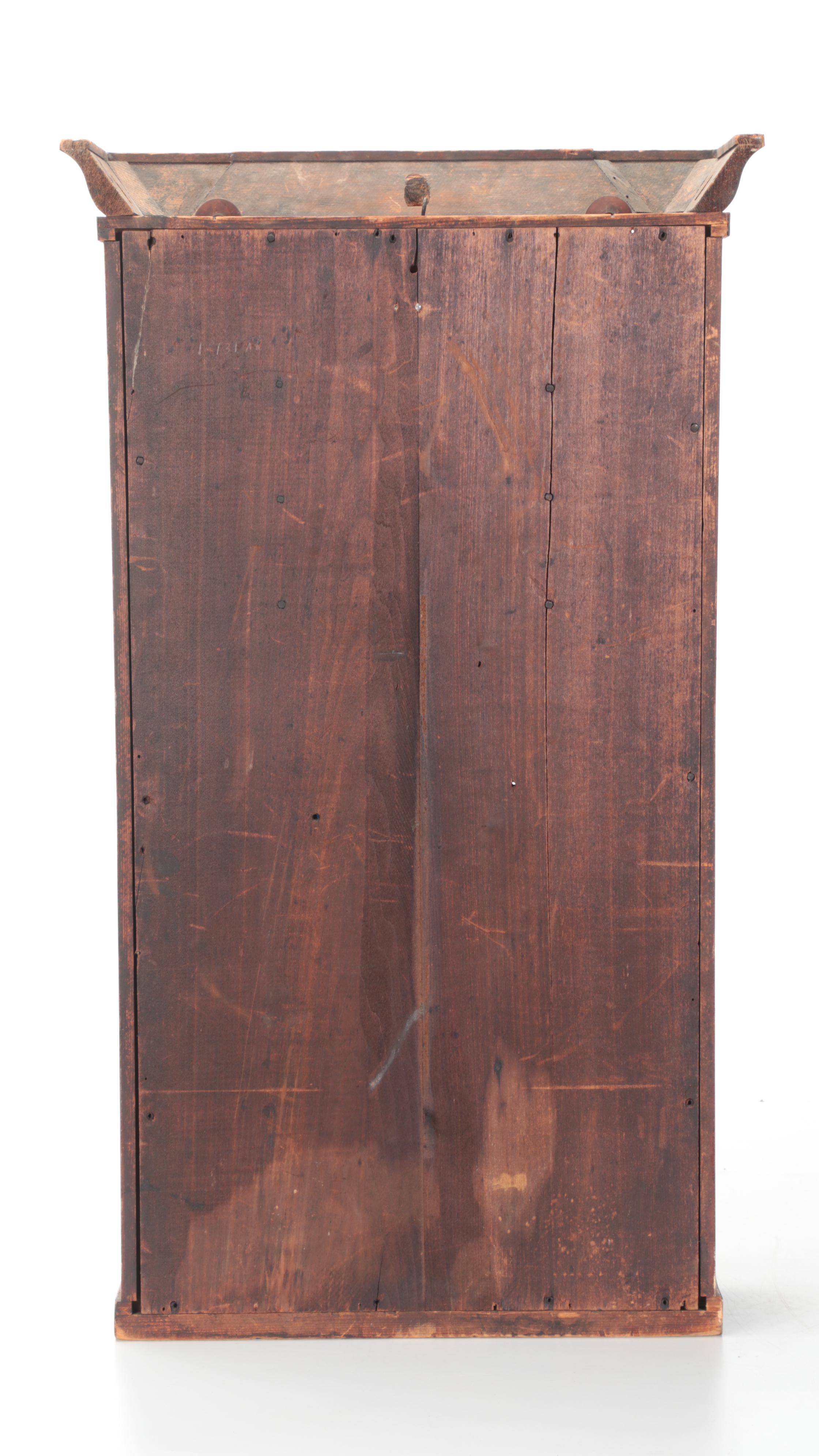 Seth Thomas American Empire Mantel Clock with Reverse Glass Painted Panels