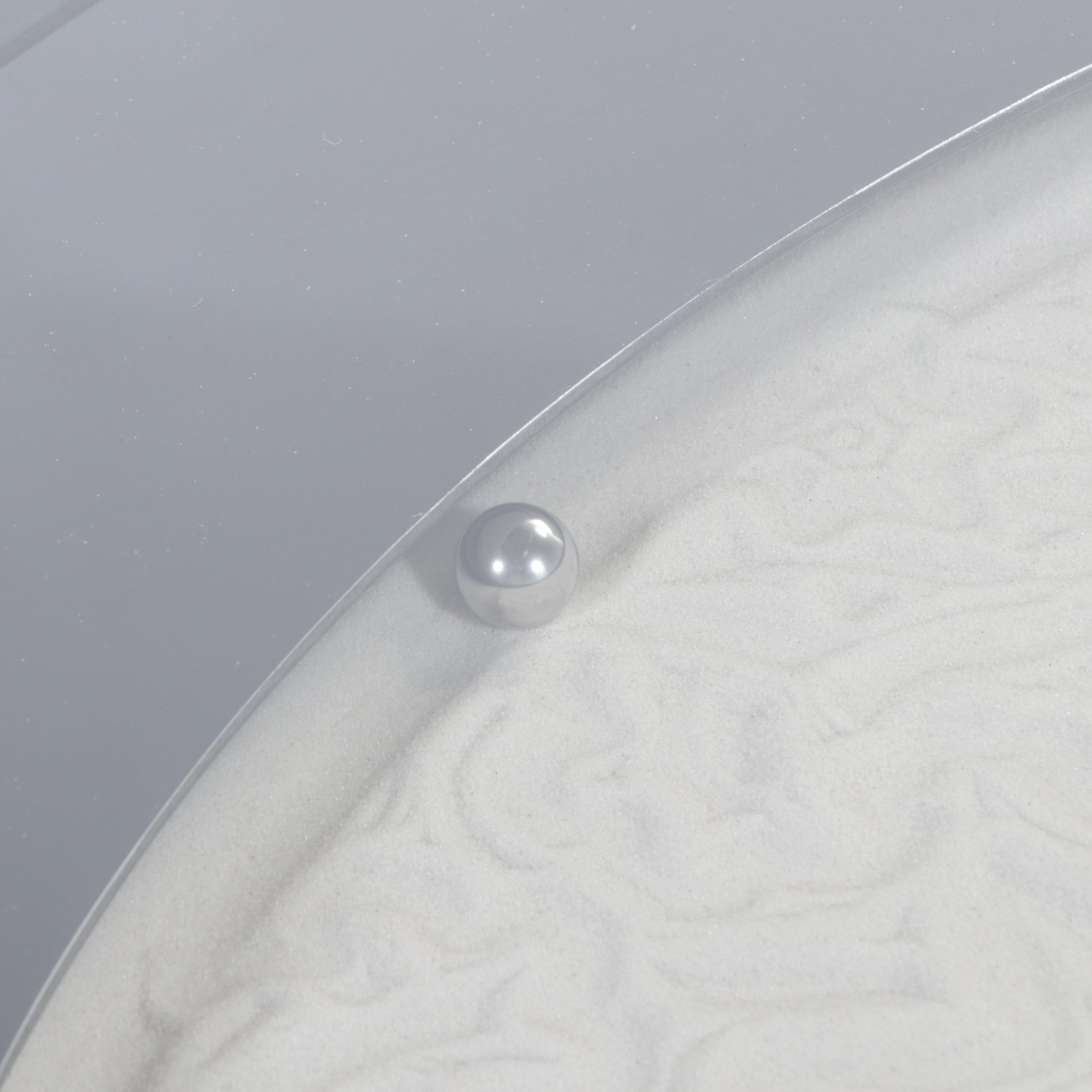 Sisyphus Industries Walnut and Steel Kinetic Art Coffee Table, 21st Century