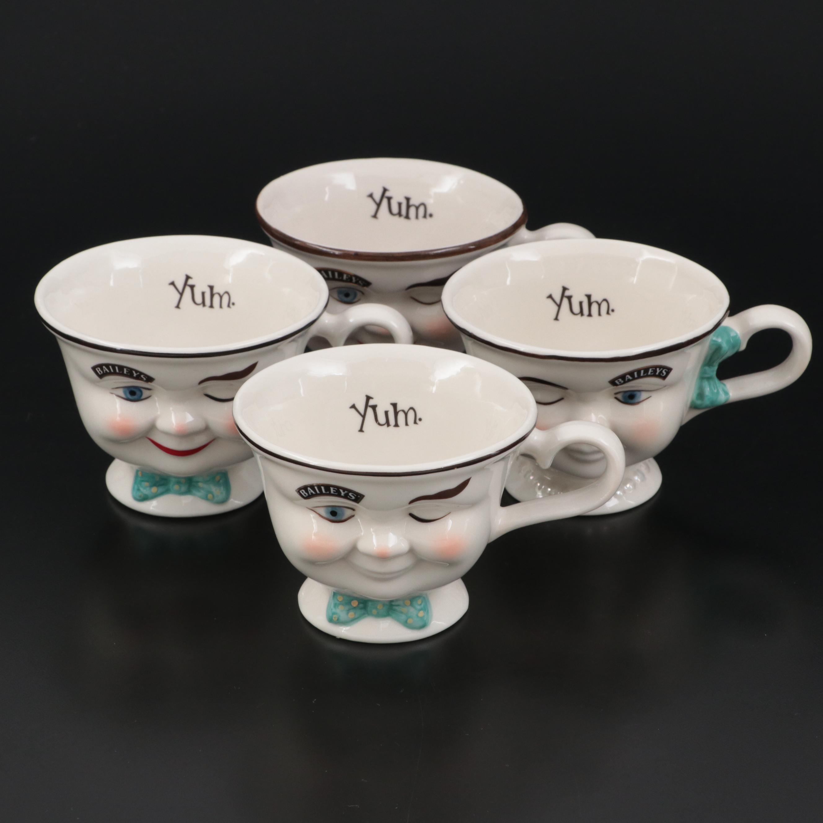 Ceramic Baileys Winking Cups