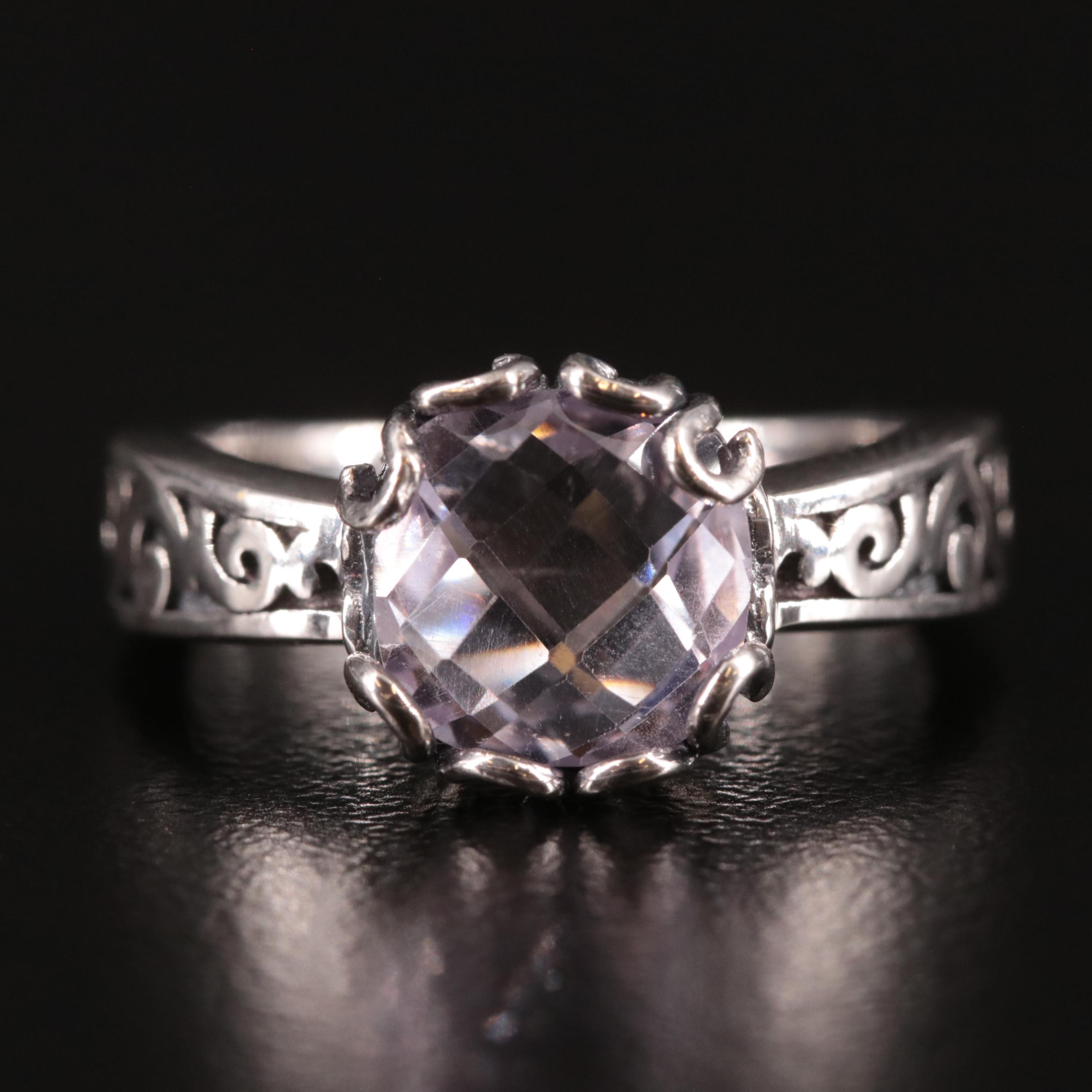 Sterling Amethyst Ring