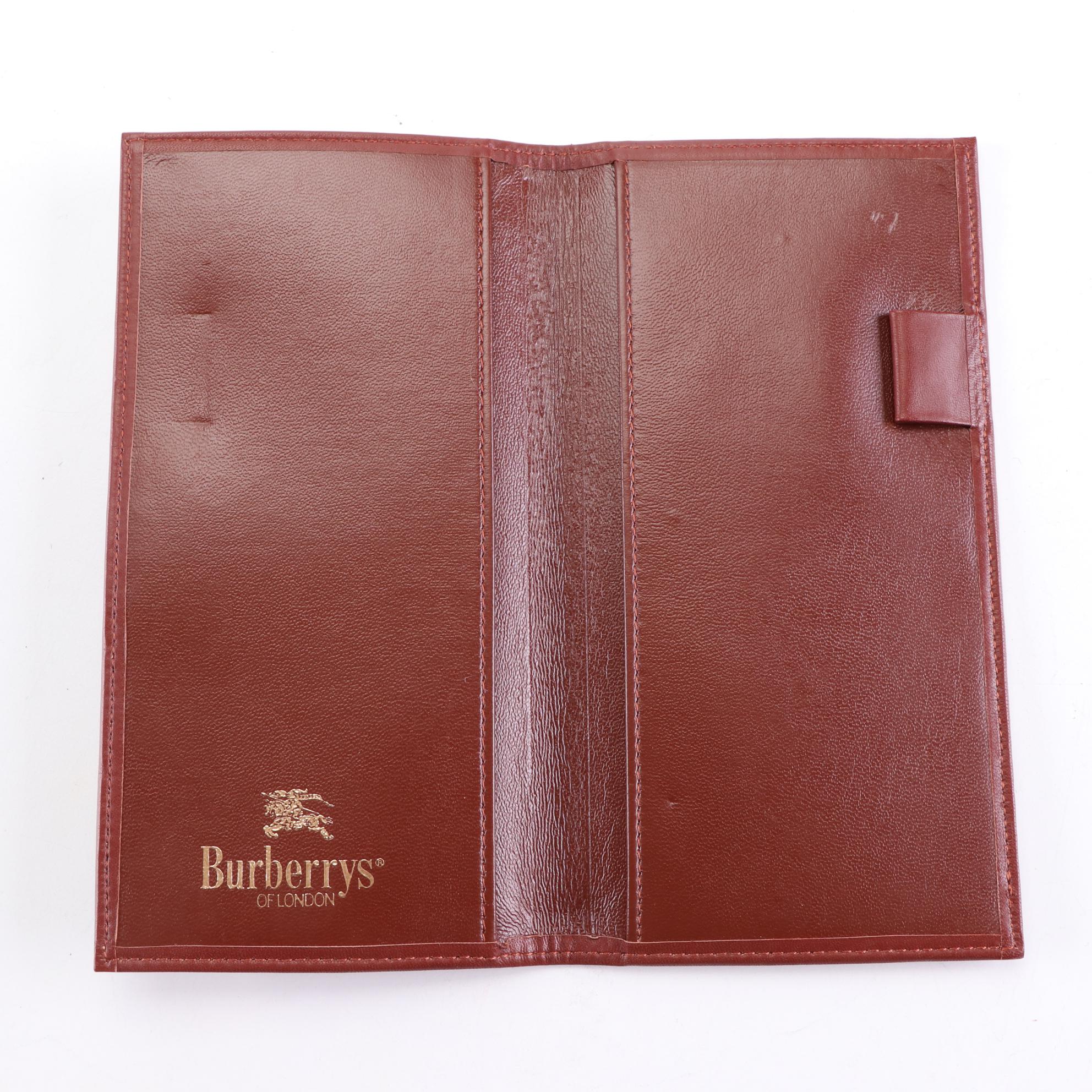 Burberrys Haymarket Check Planner Cover with Agenda and Address Books