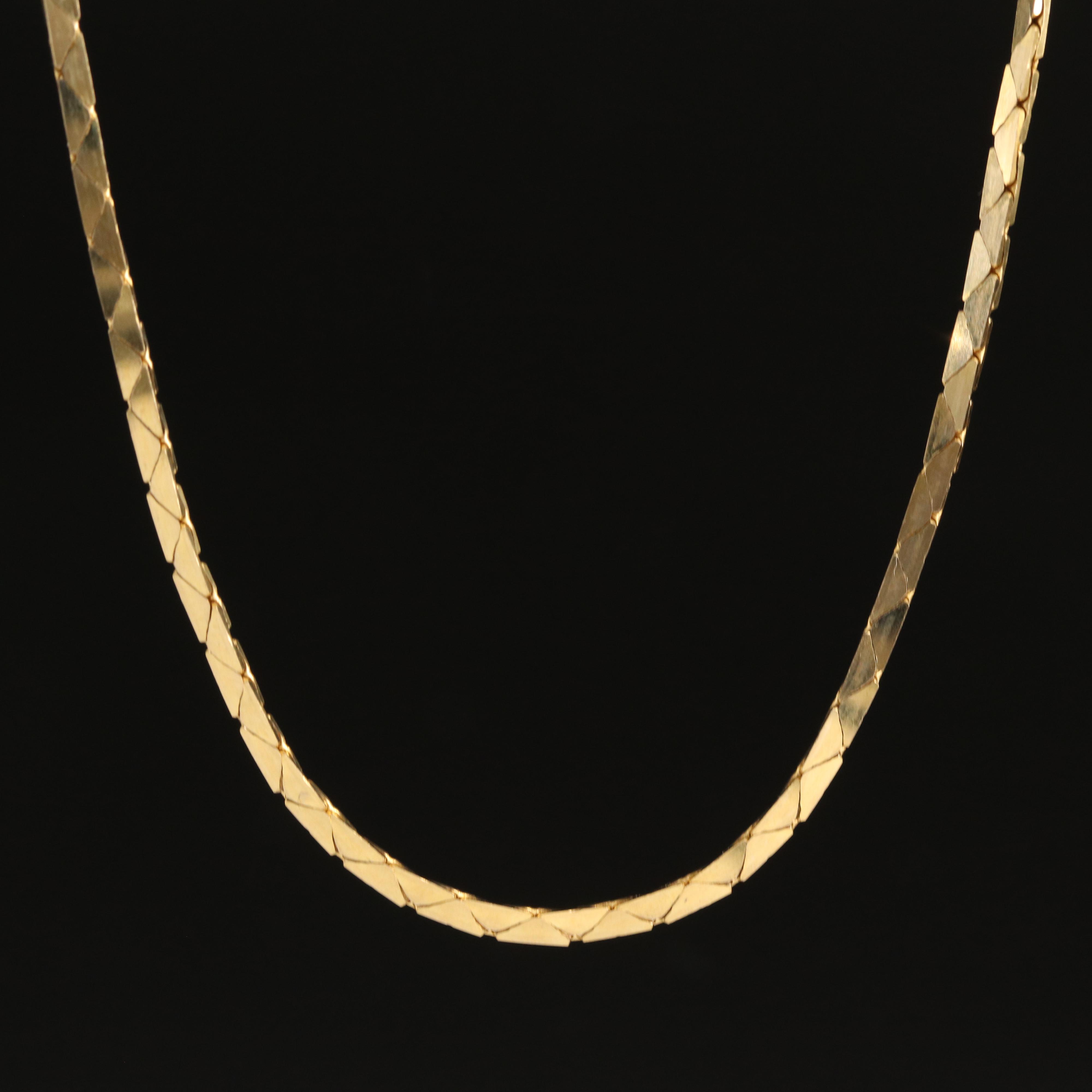 14K Boston Chain Necklace