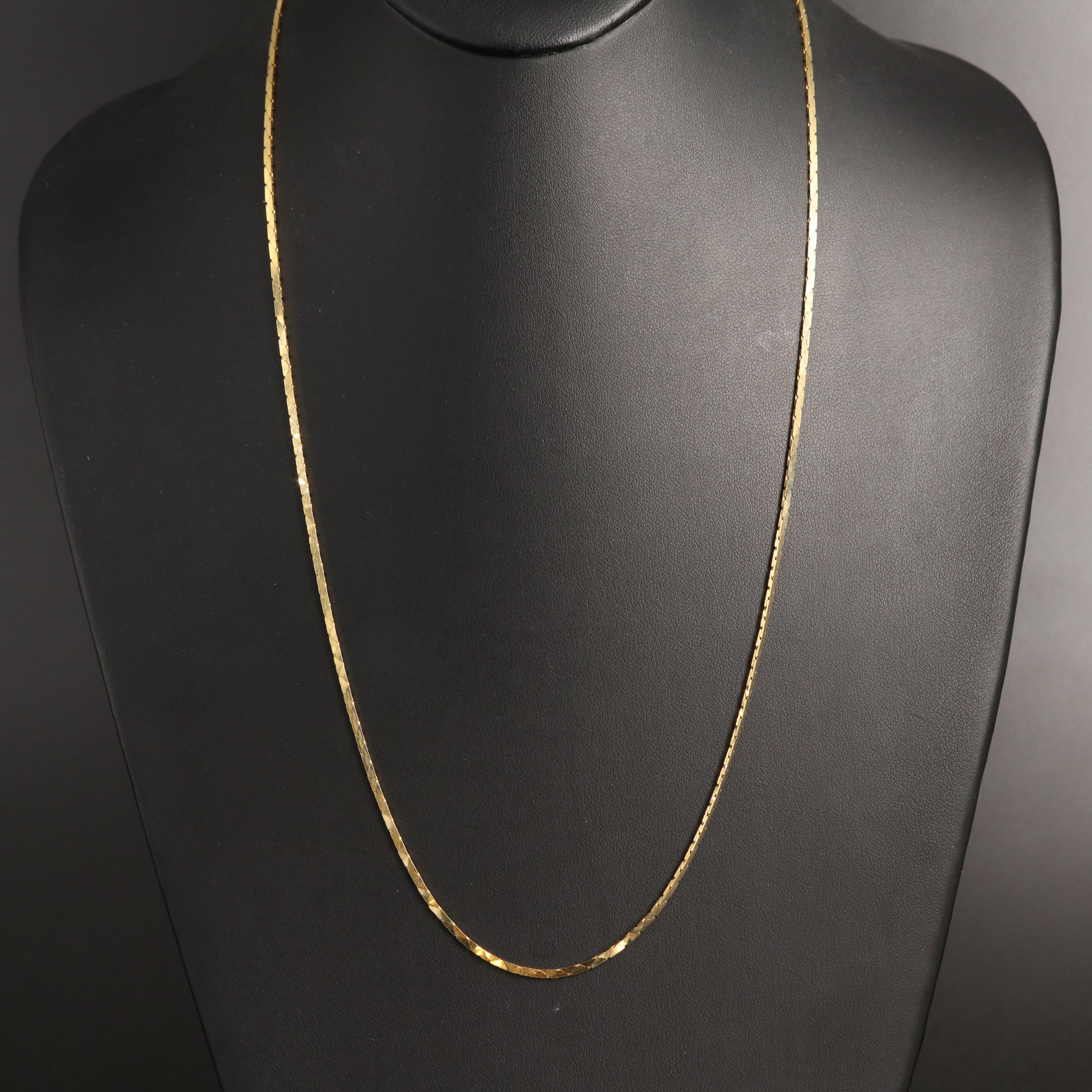 14K Boston Chain Necklace