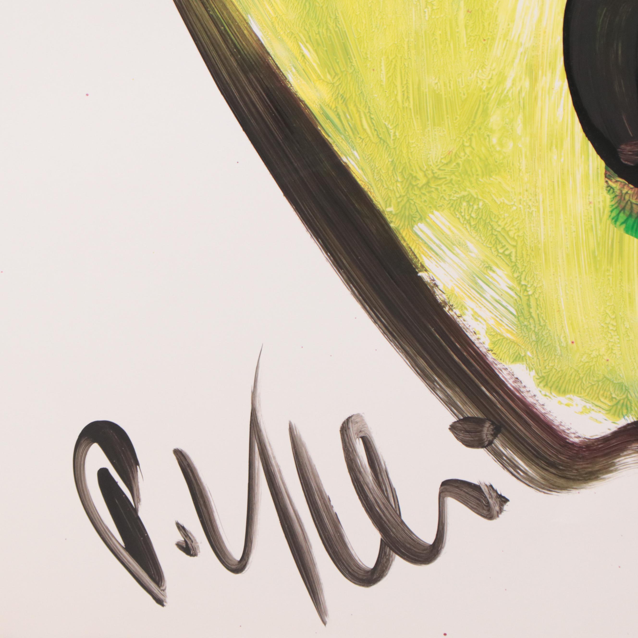 Peter Keil Abstract Portrait Acrylic Painting