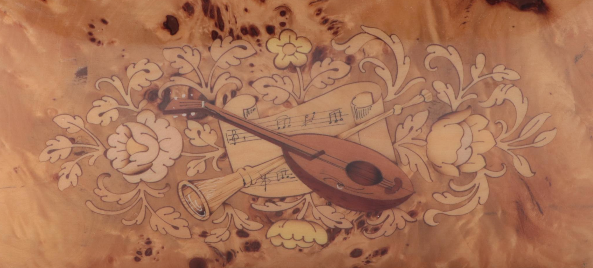 Reuge Burl Wood Italian "Für Elise" Music Box