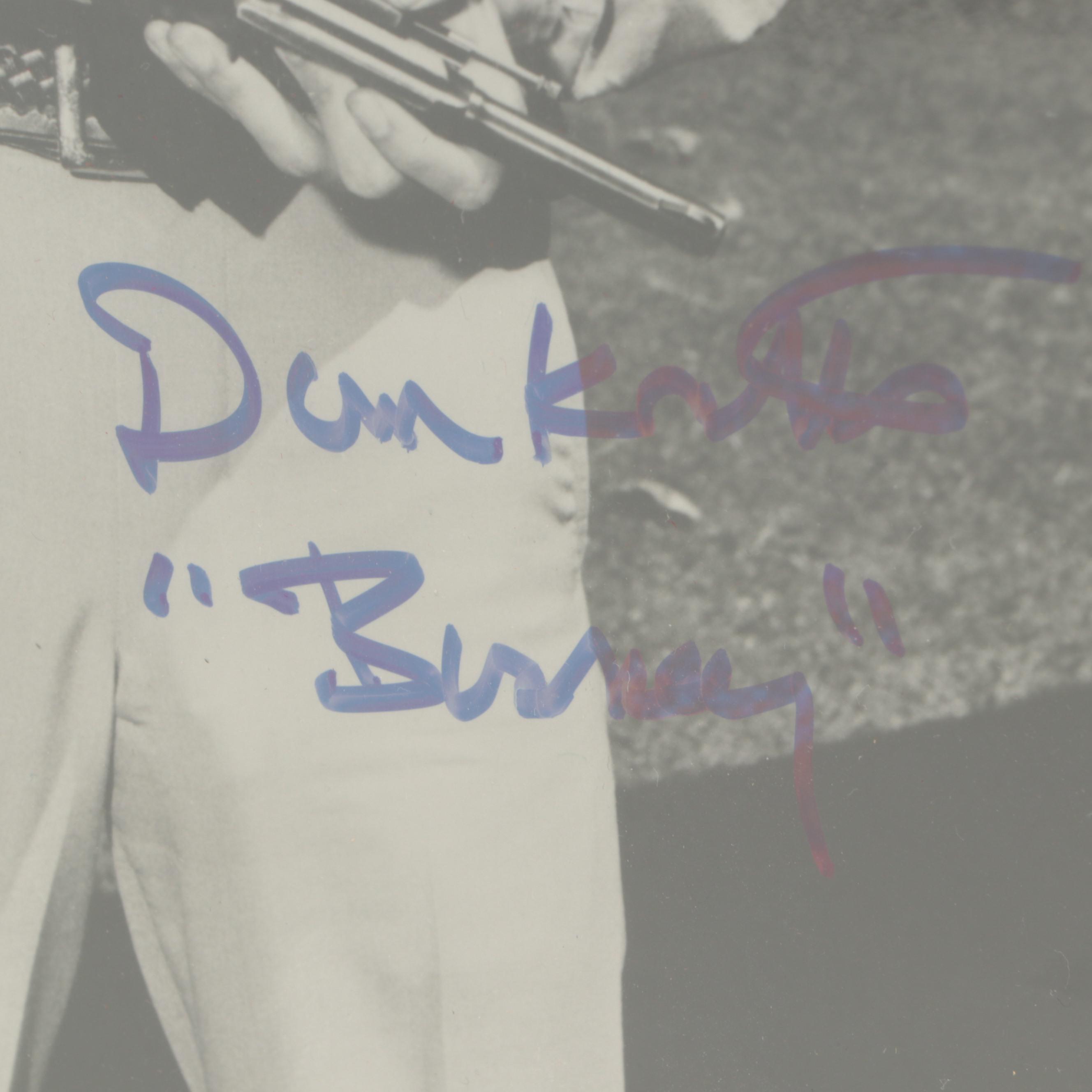 Don Knotts "Barney Fife" Signed, Framed Giclée with "Sheriff Mayberry" Patch