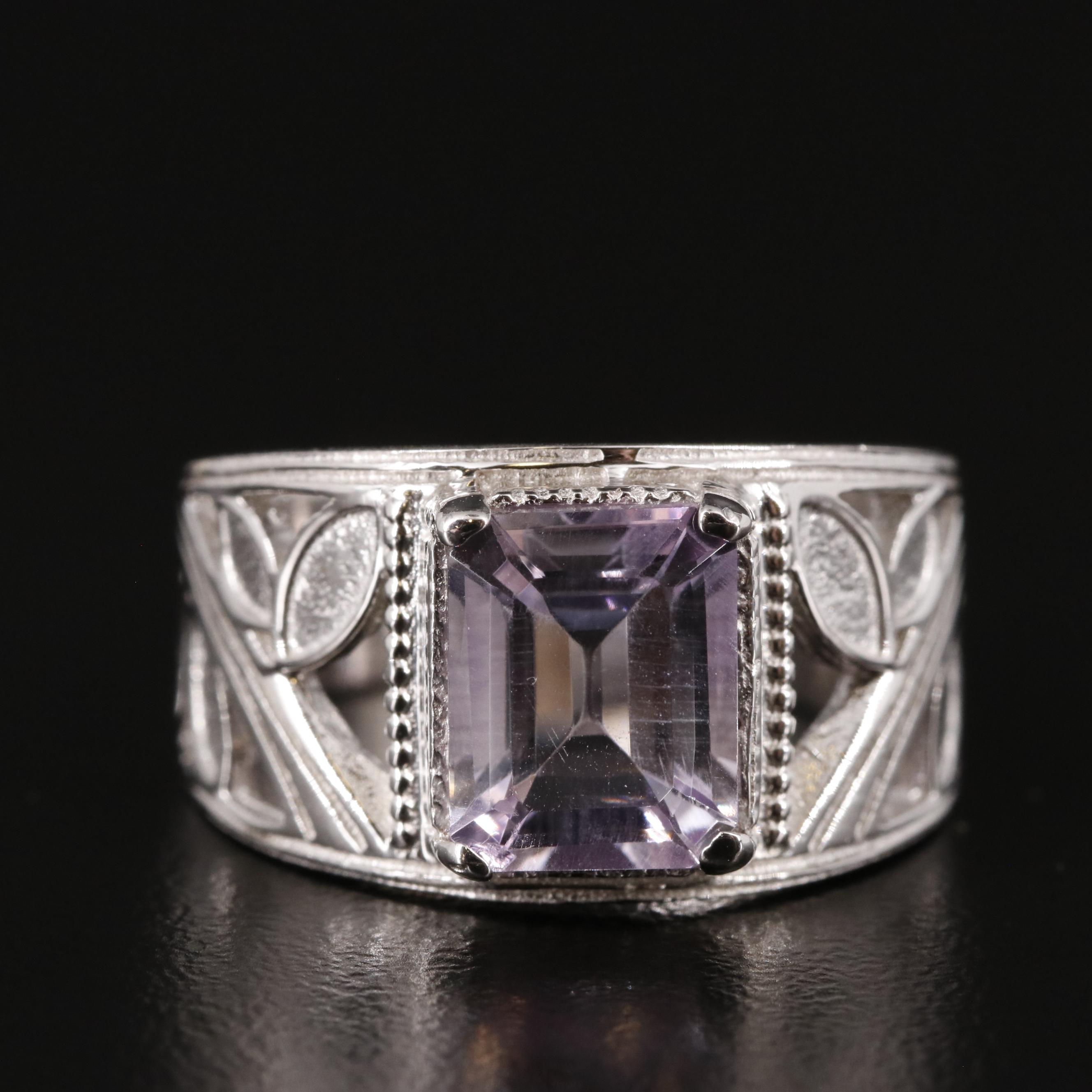 Sterling Silver Amethyst Ring