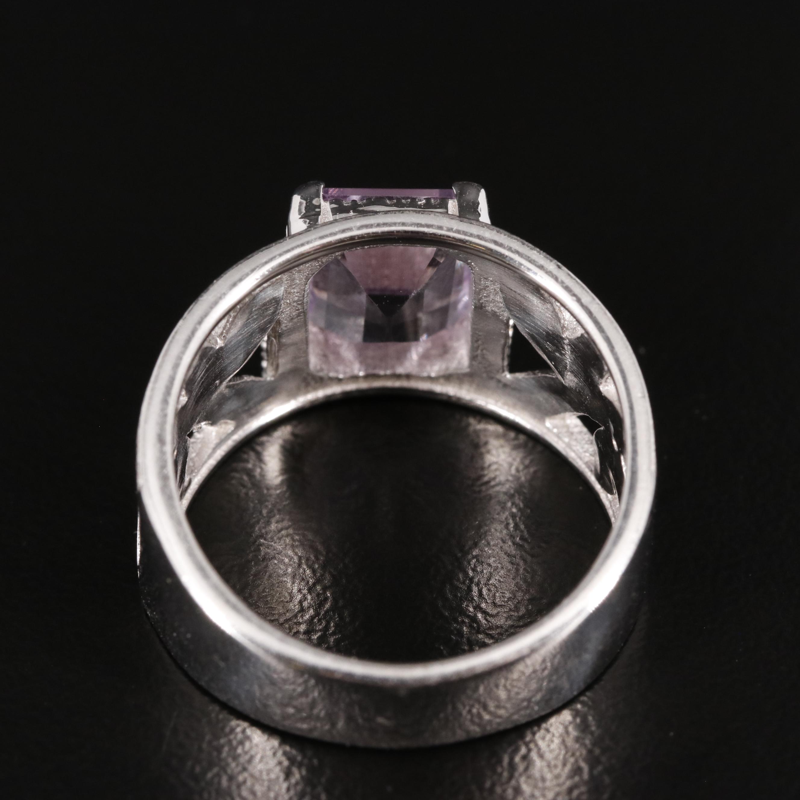 Sterling Silver Amethyst Ring