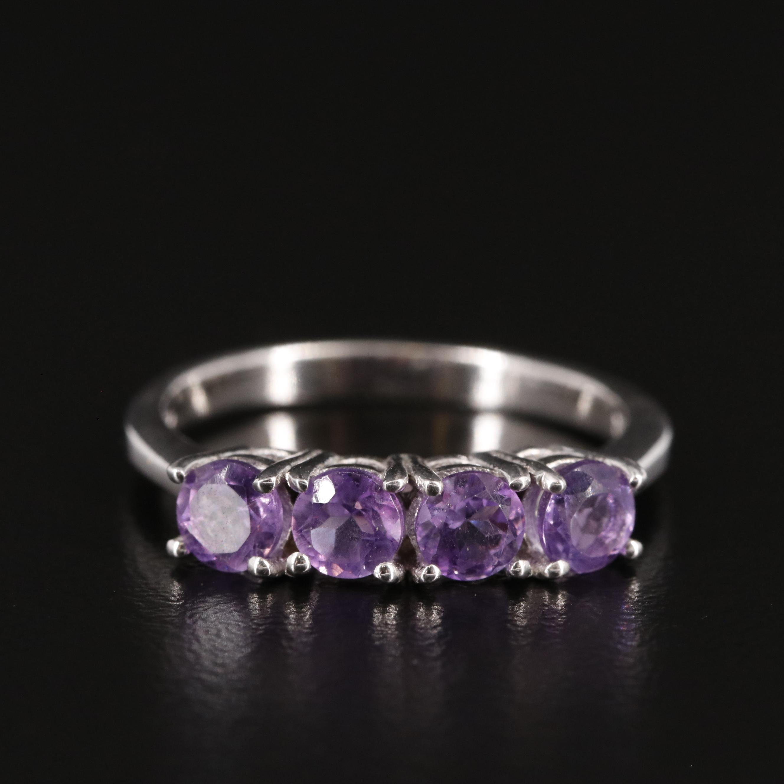 Sterling Silver Amethyst Ring