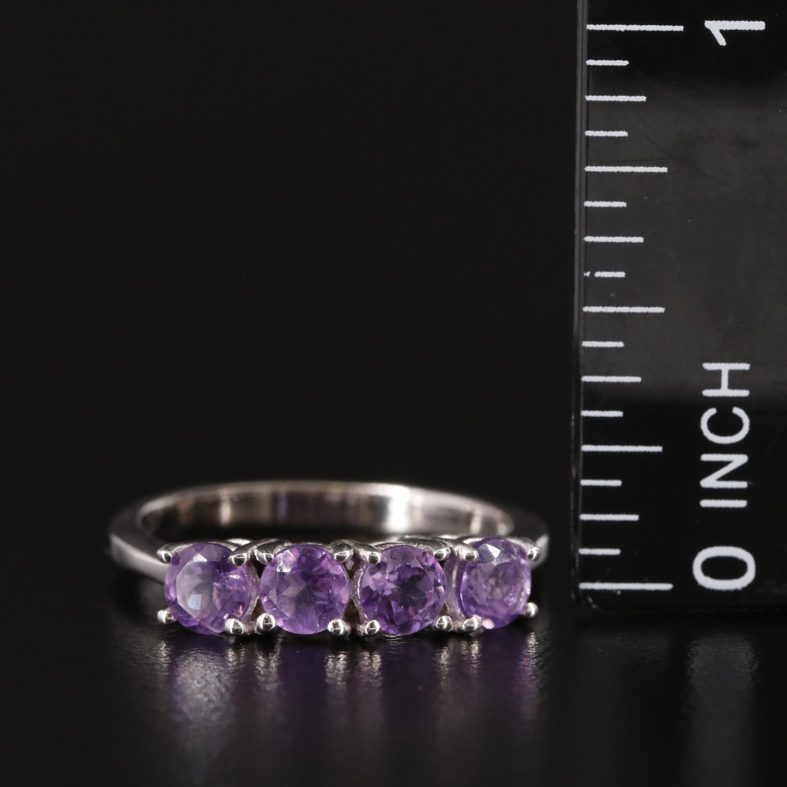 Sterling Silver Amethyst Ring