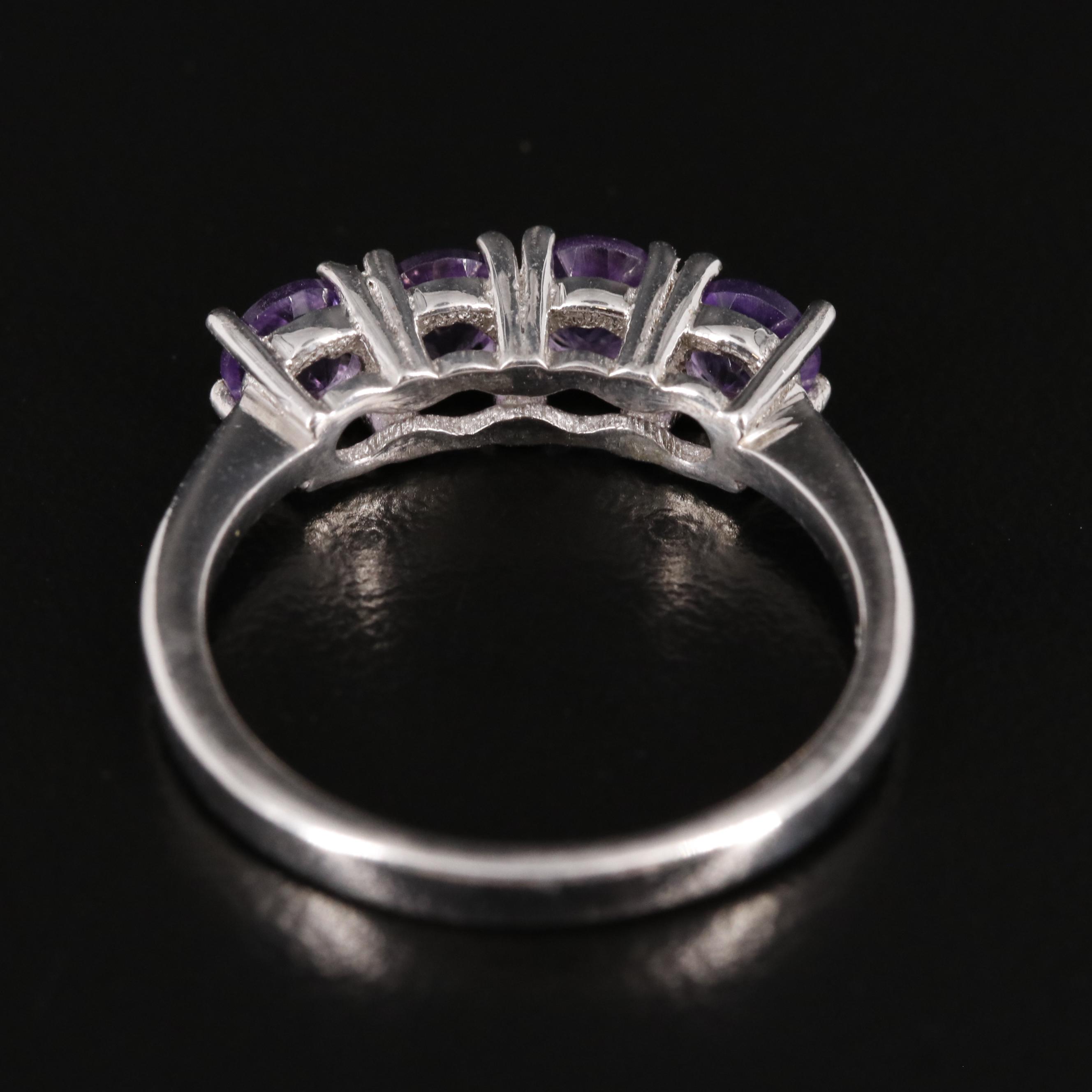 Sterling Silver Amethyst Ring