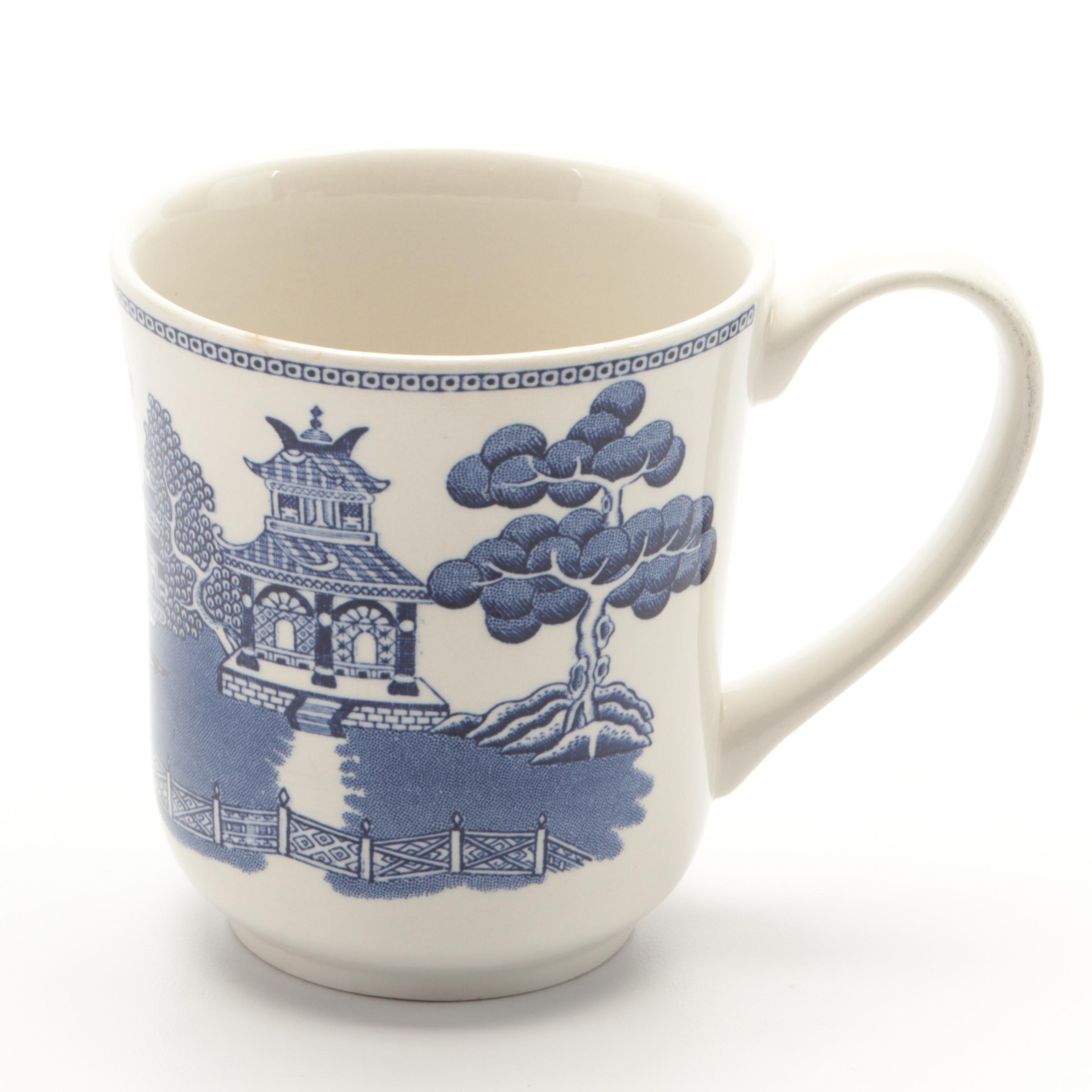 Johnson Bros "Willow Blue" Ironstone Dinnerware and Serveware