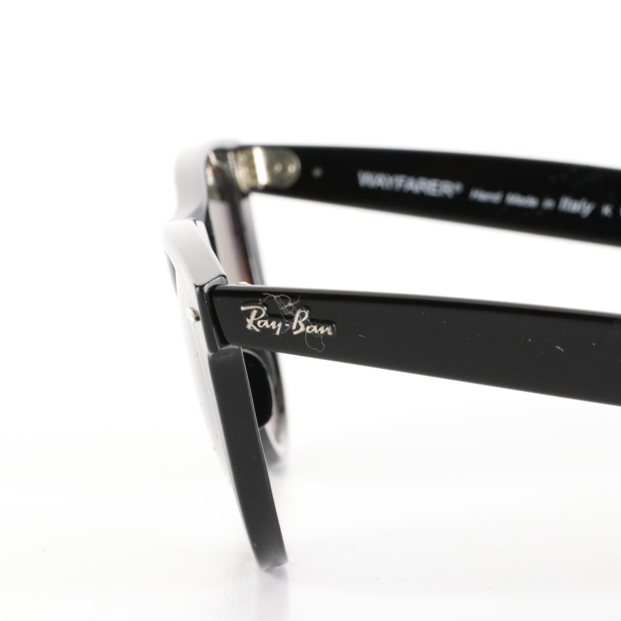 Ray-Ban Wayfarer RB2140 Polarized Sunglasses with Case and Box