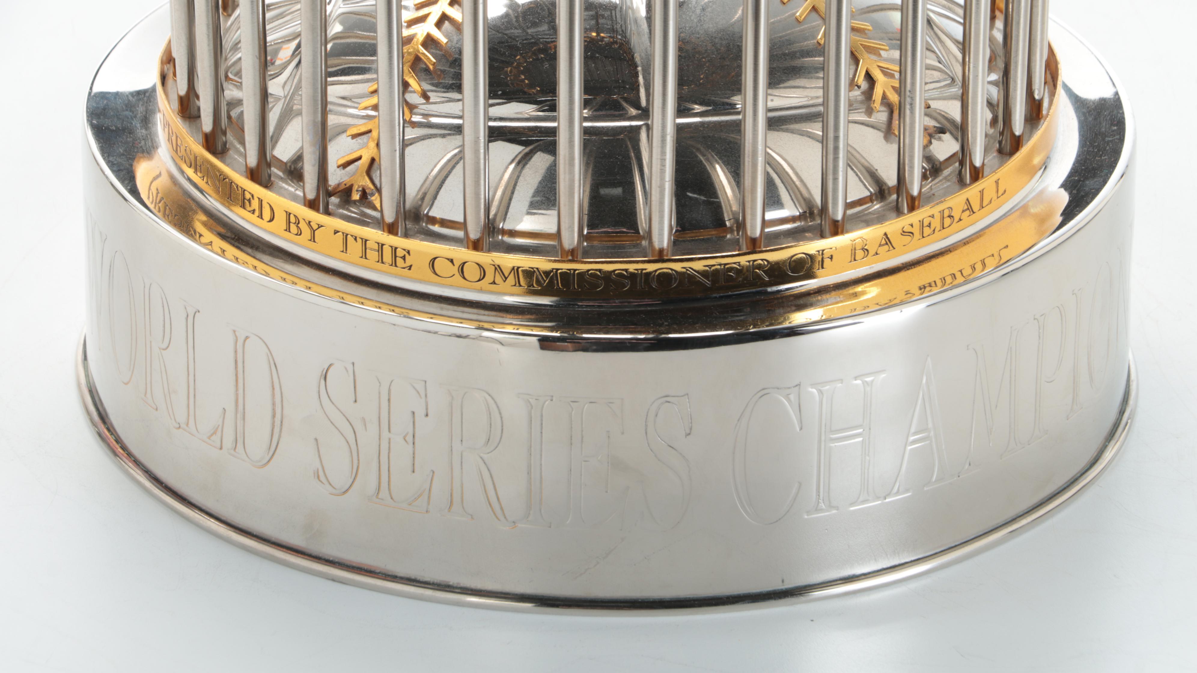 Full Size MLB World Series Commissioner's Trophy Metal Replica