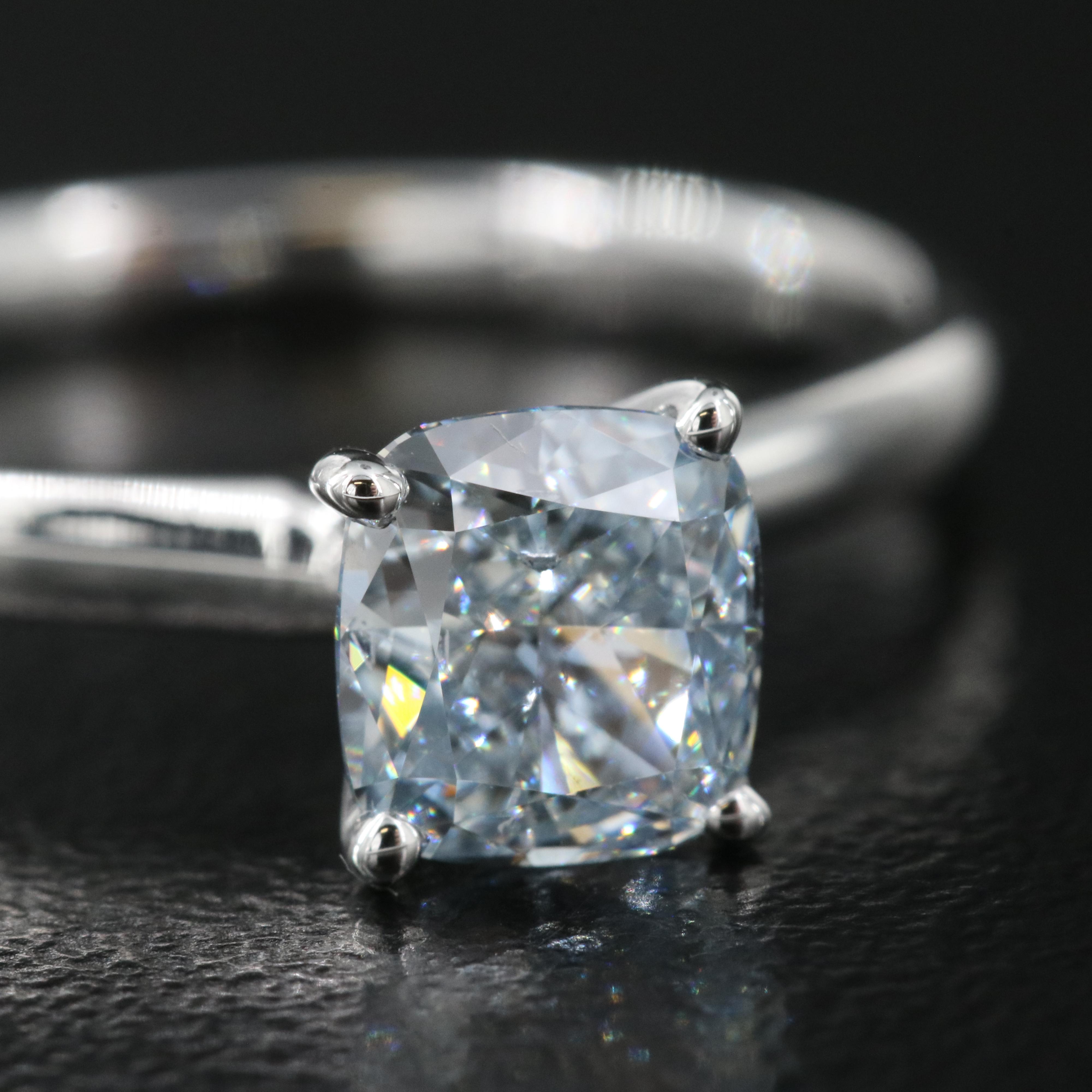 14K 1.05 CT Lab Grown Diamond Solitaire Ring