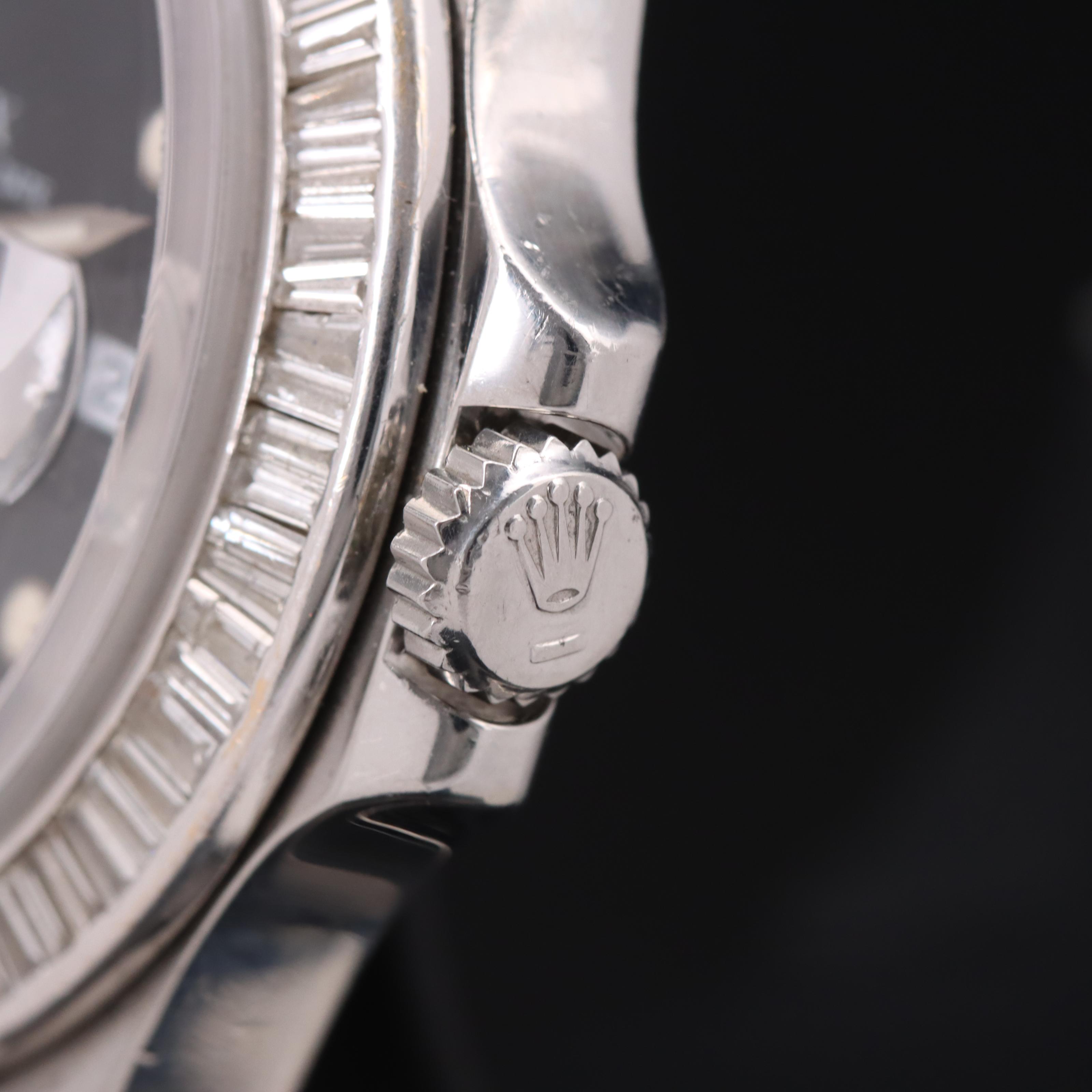 1989 Rolex Custom 2.71 CTW Diamond Bezel GMT-Master Watch