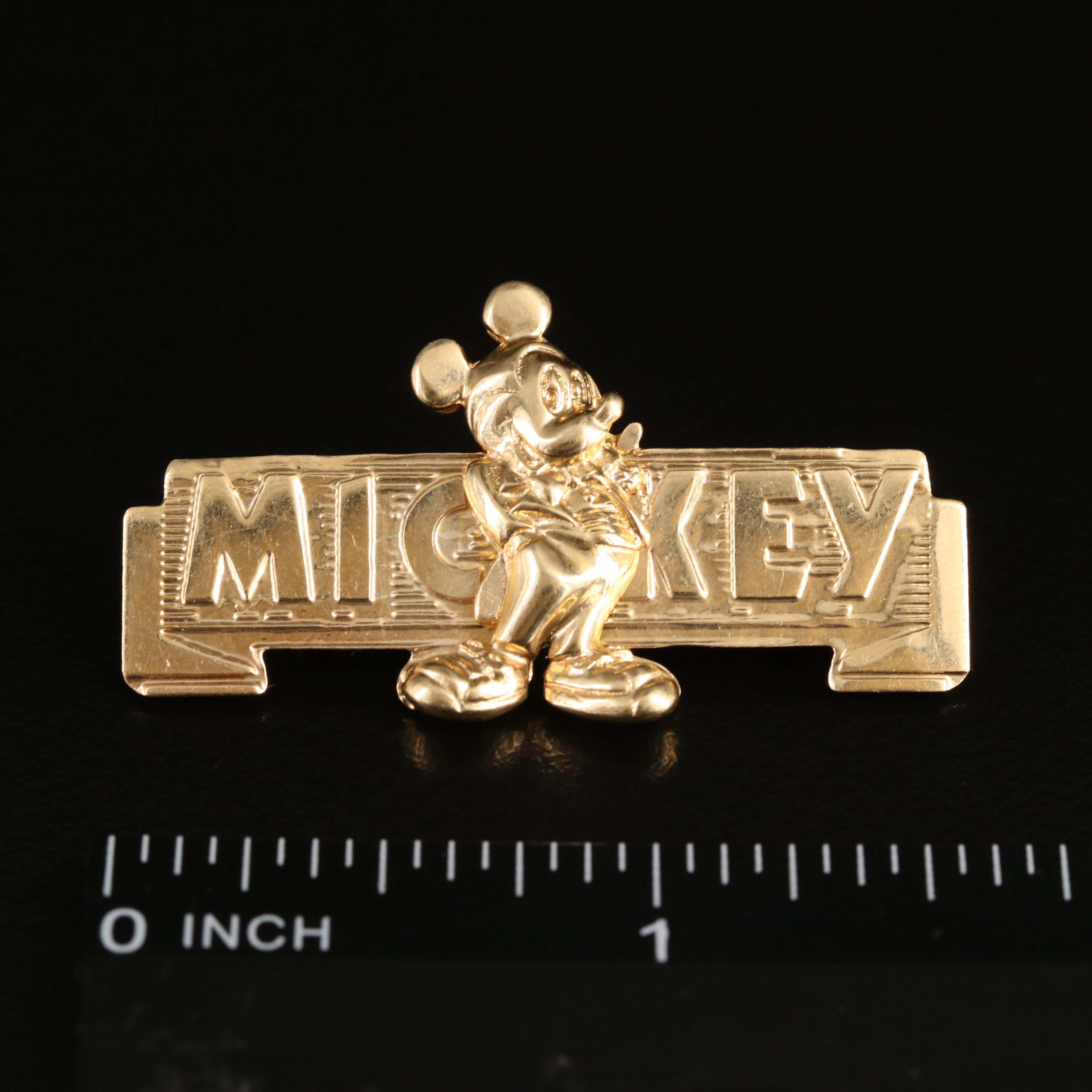 Disney 14K "Mickey" Brooch