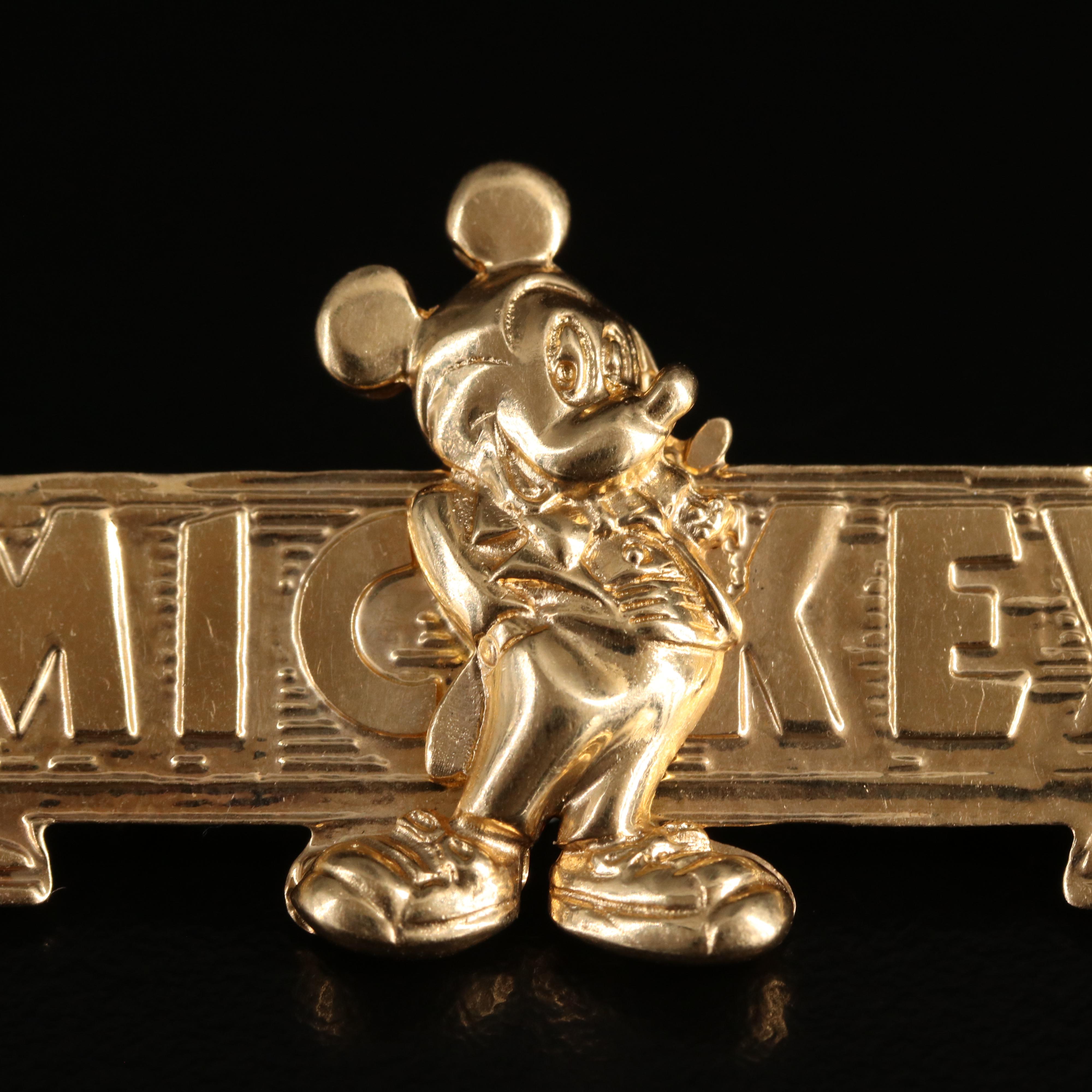 Disney 14K "Mickey" Brooch