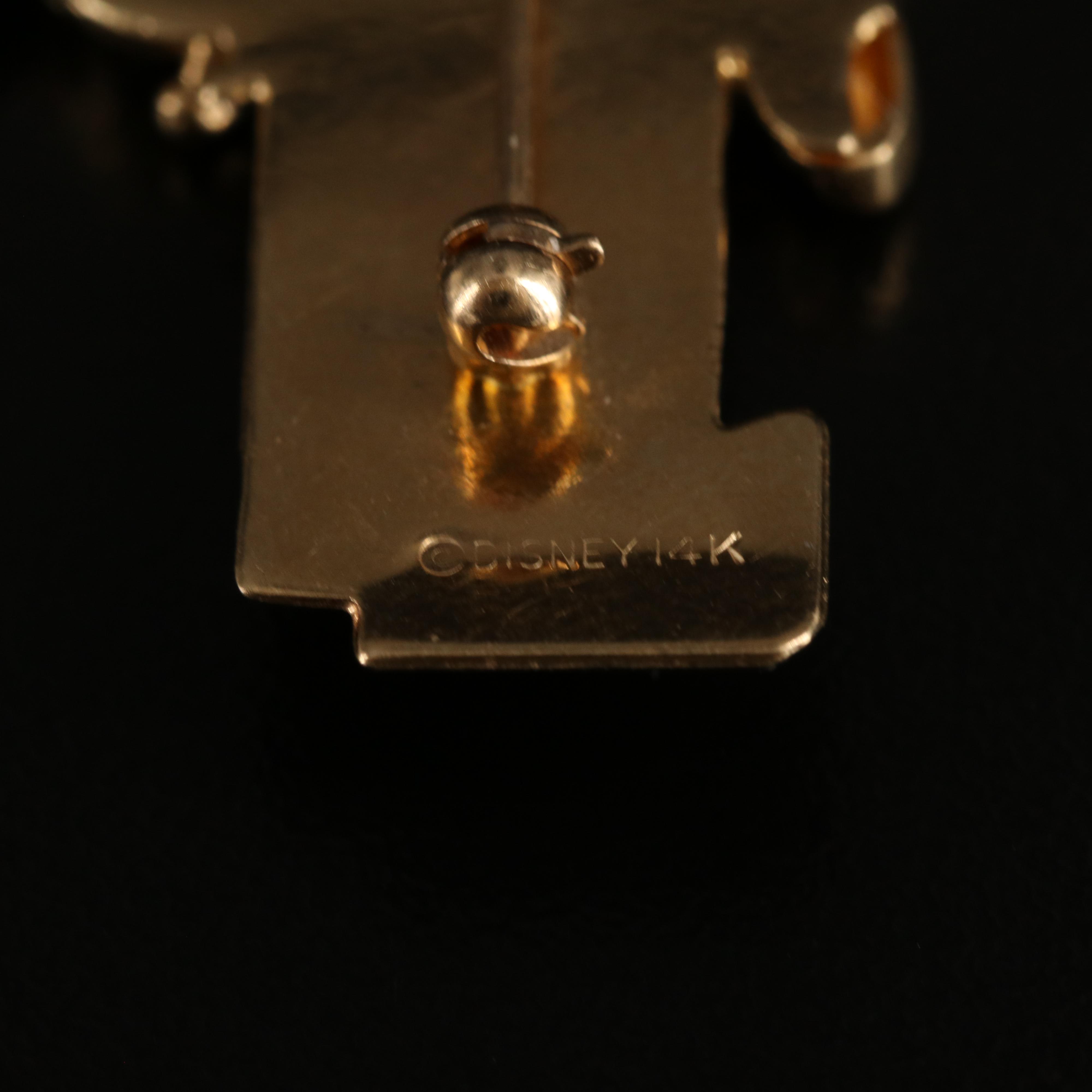 Disney 14K "Mickey" Brooch