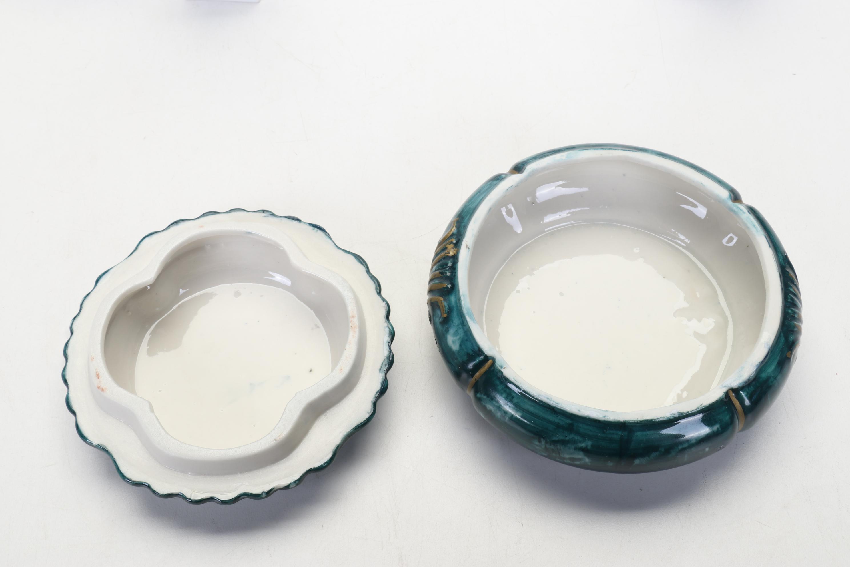 Bing and Grøndahl "Adam" and "Eve" with Other Figurines and Table Décor