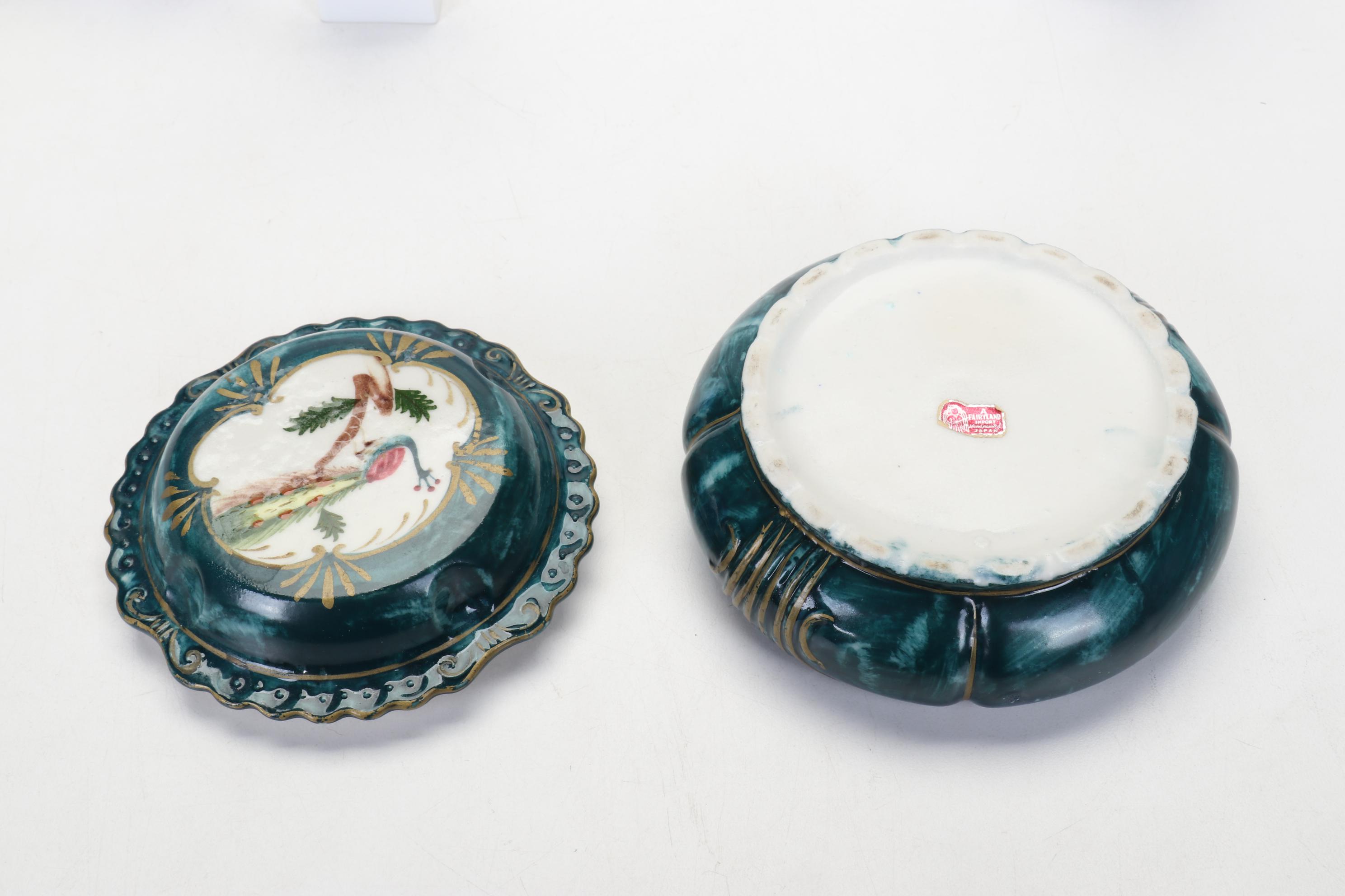 Bing and Grøndahl "Adam" and "Eve" with Other Figurines and Table Décor