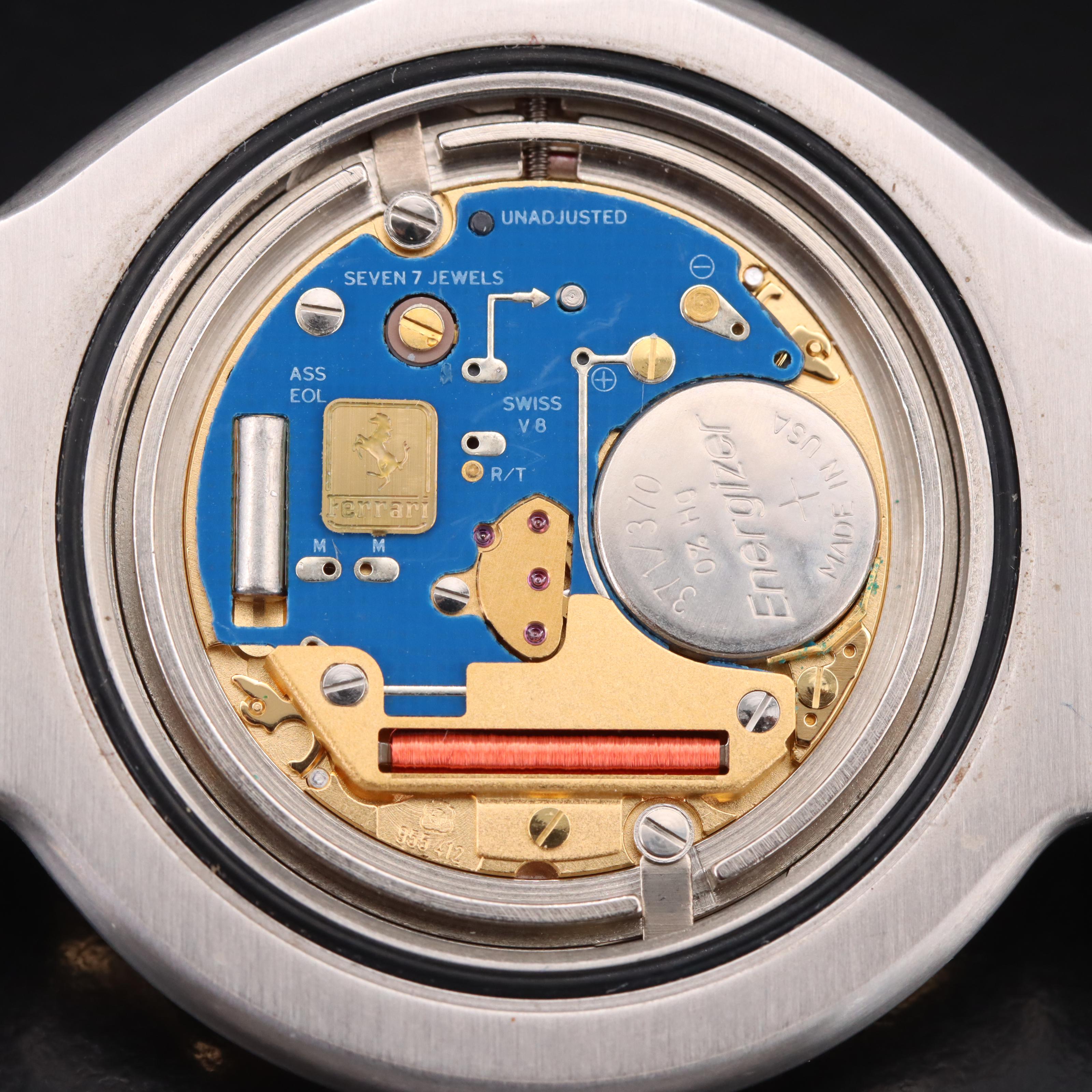 Vintage Ferrari Formula Stainless Steel Quartz Watch By Cartier