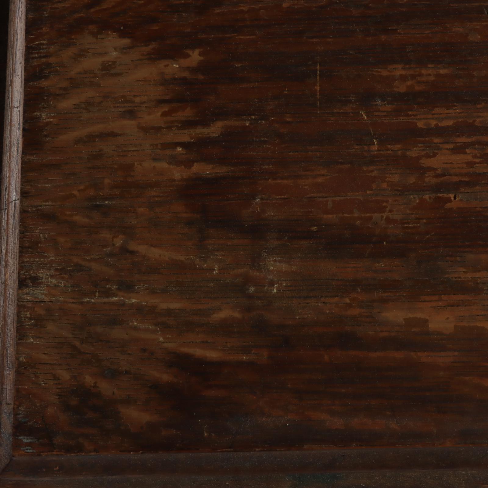 Singer Treadle-Wheel Sewing Machine with Oak and Iron Cabinet, Early 20th C.